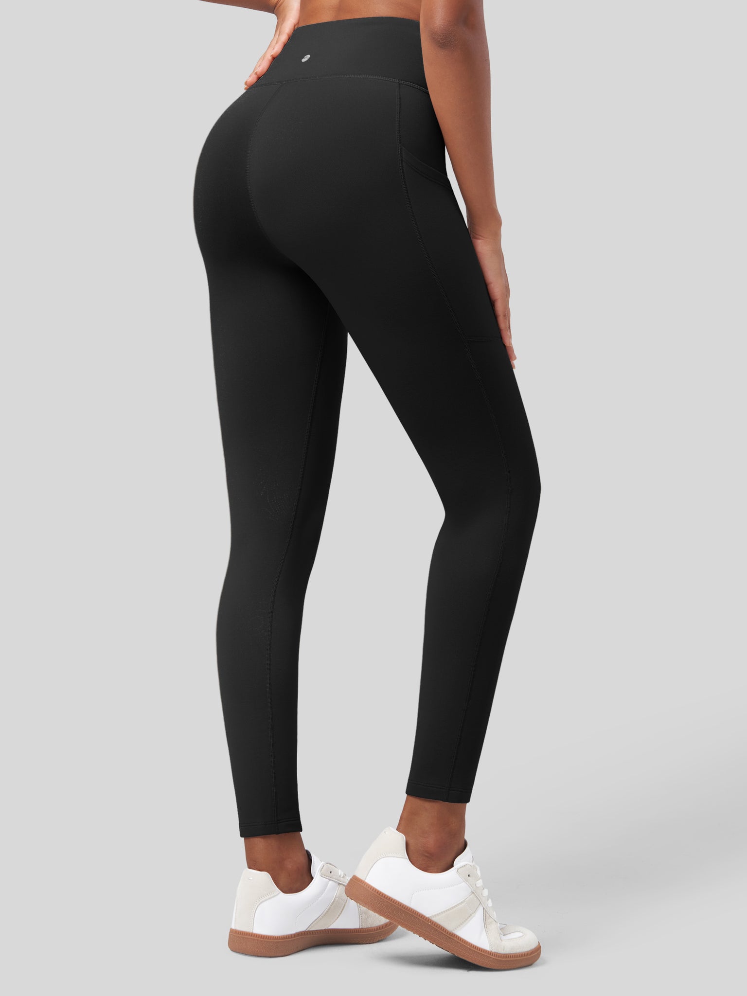 Women's Fleece Lined Leggings Pockets