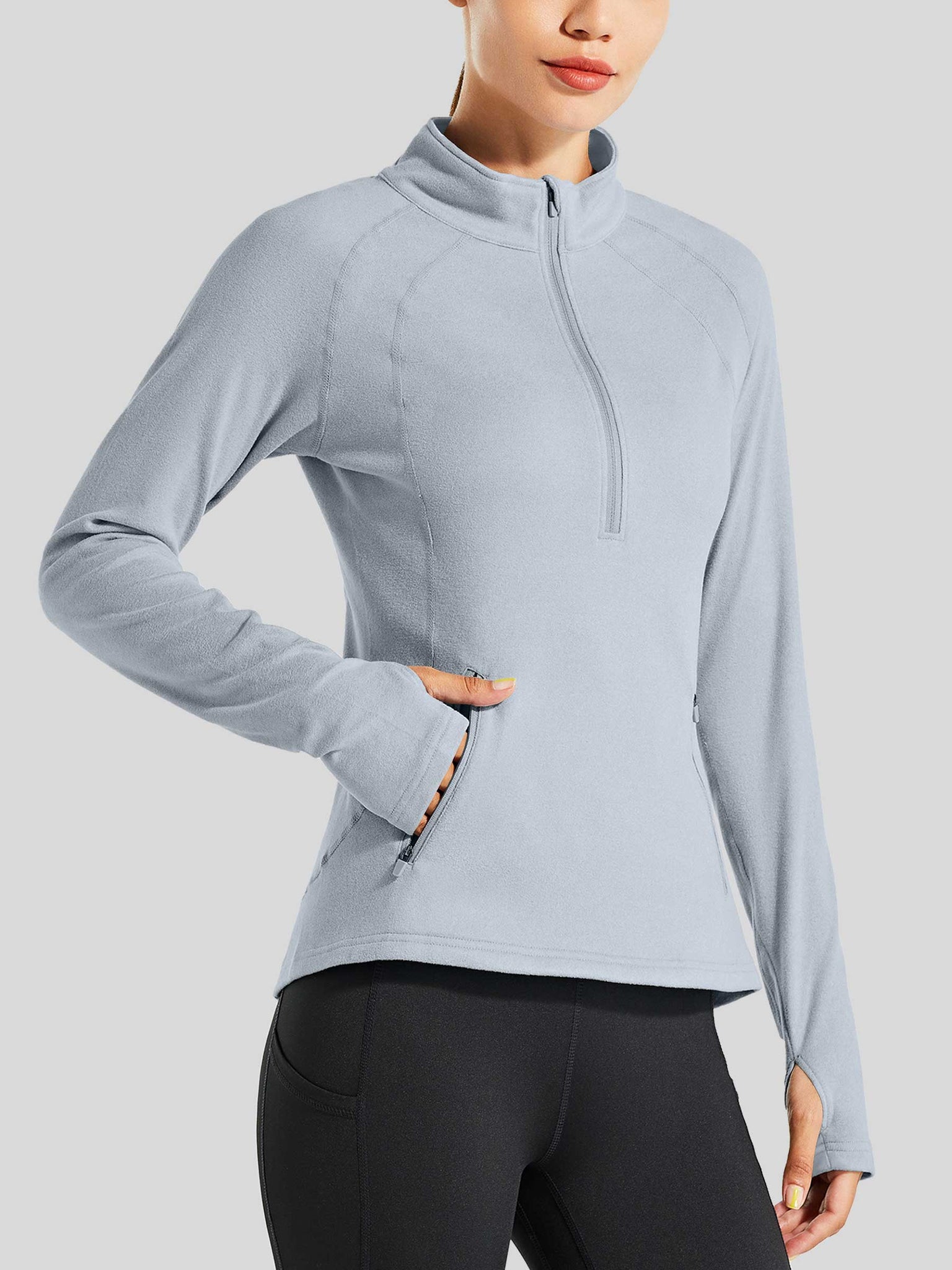 Women's Fleece Pullover Half Zip