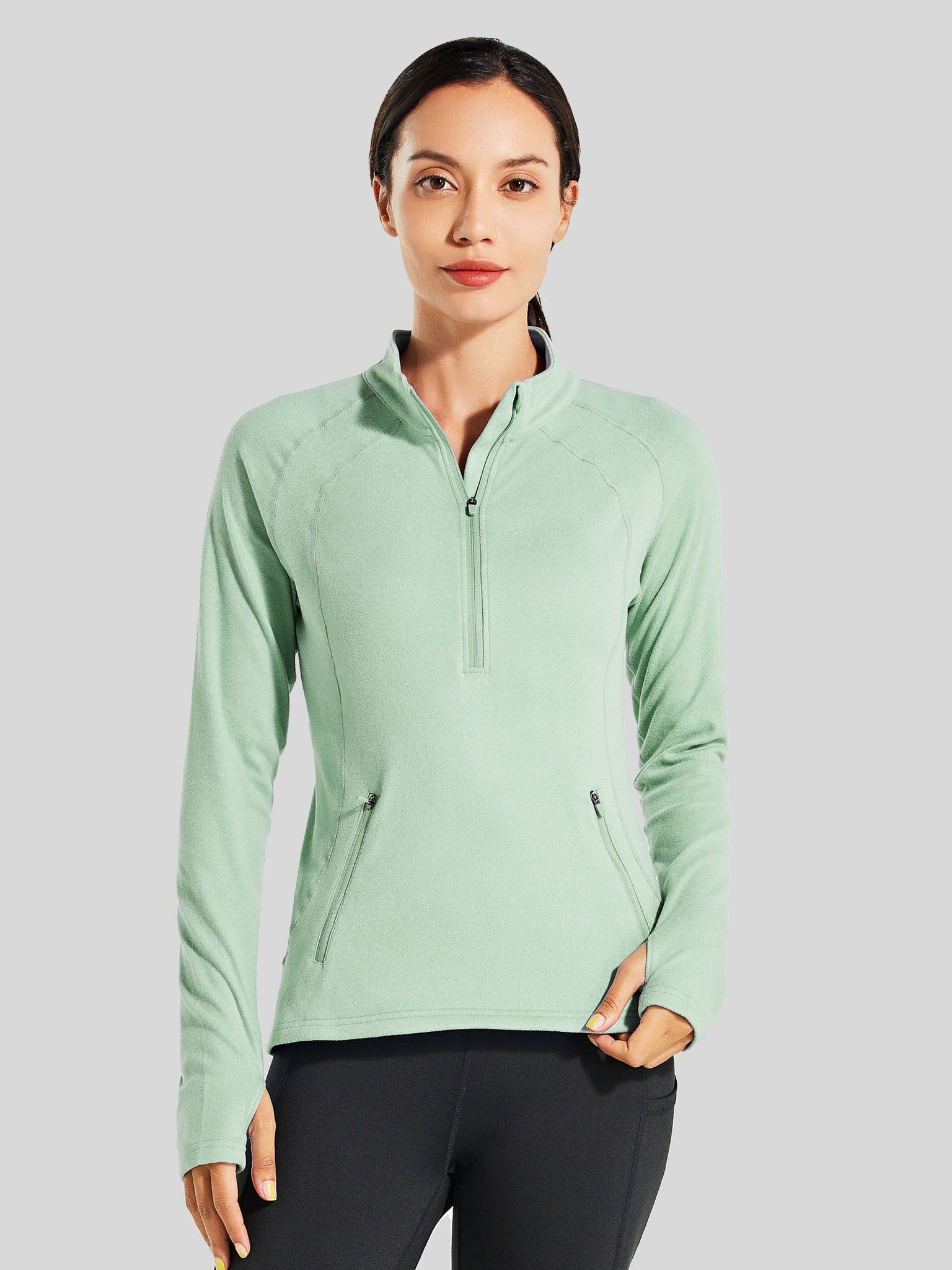 Women's Fleece Pullover Half Zip