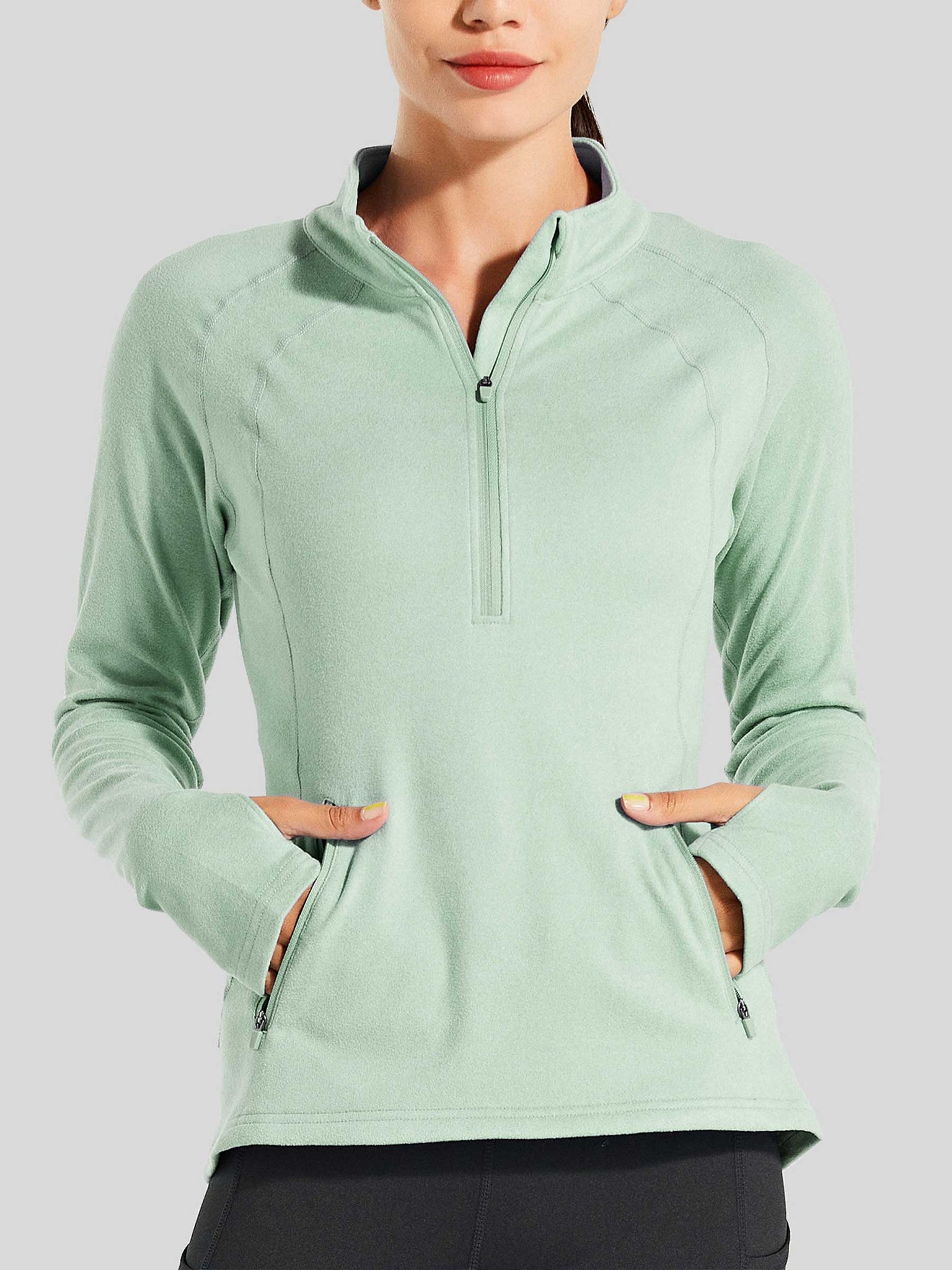 Women's Fleece Pullover Half Zip