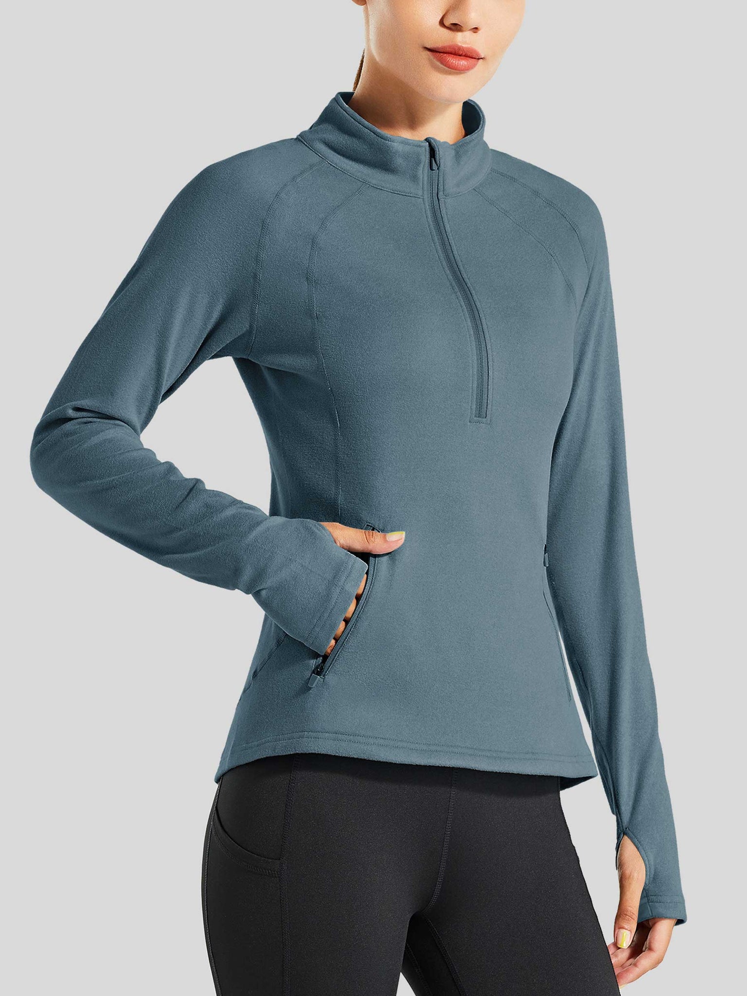 Women's Fleece Pullover Half Zip