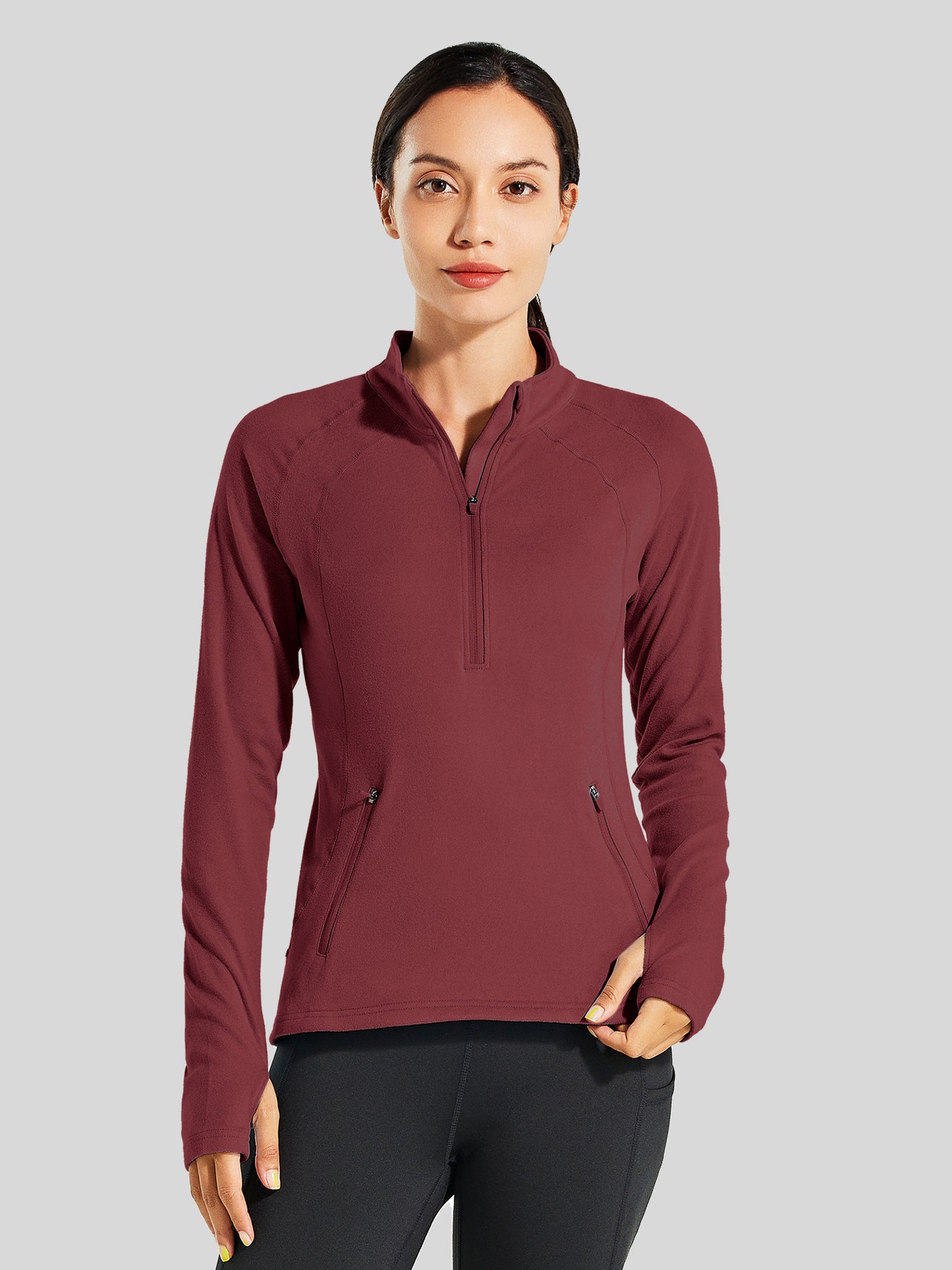 Women's Fleece Pullover Half Zip