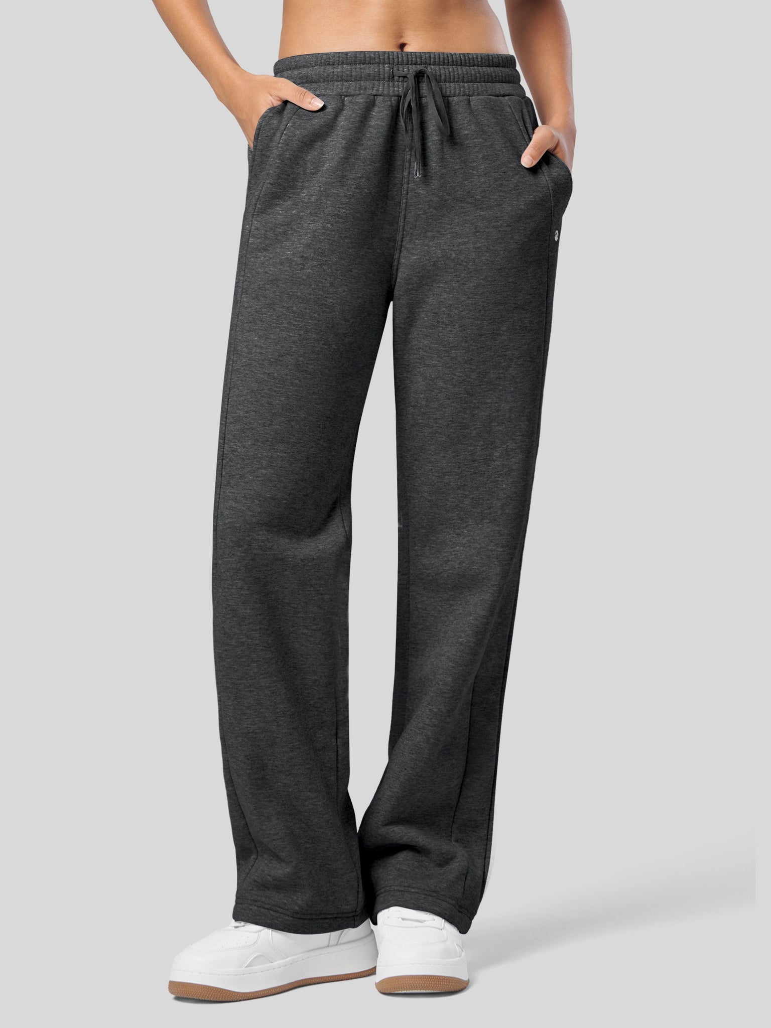 Women's Fleece Straight Leg Sweatpants 31 Inch