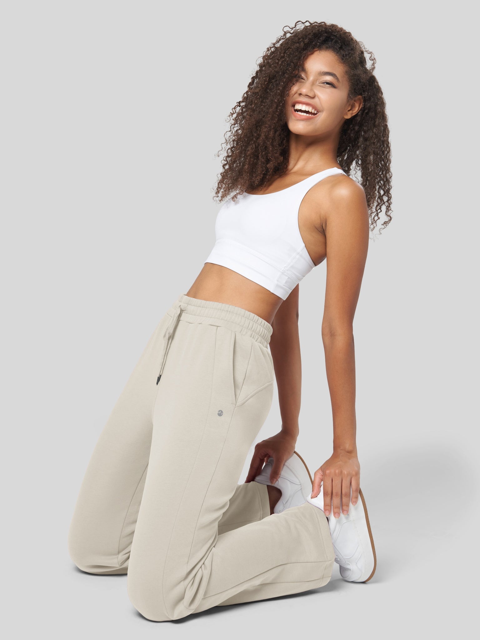 Women's Fleece Straight Leg Sweatpants 31 Inch