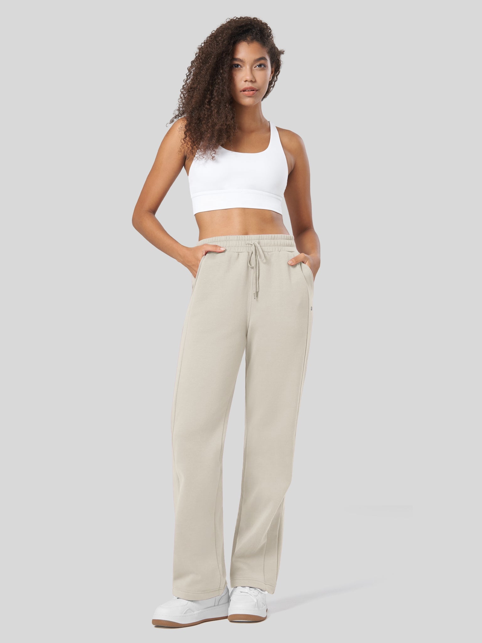 Women's Fleece Straight Leg Sweatpants