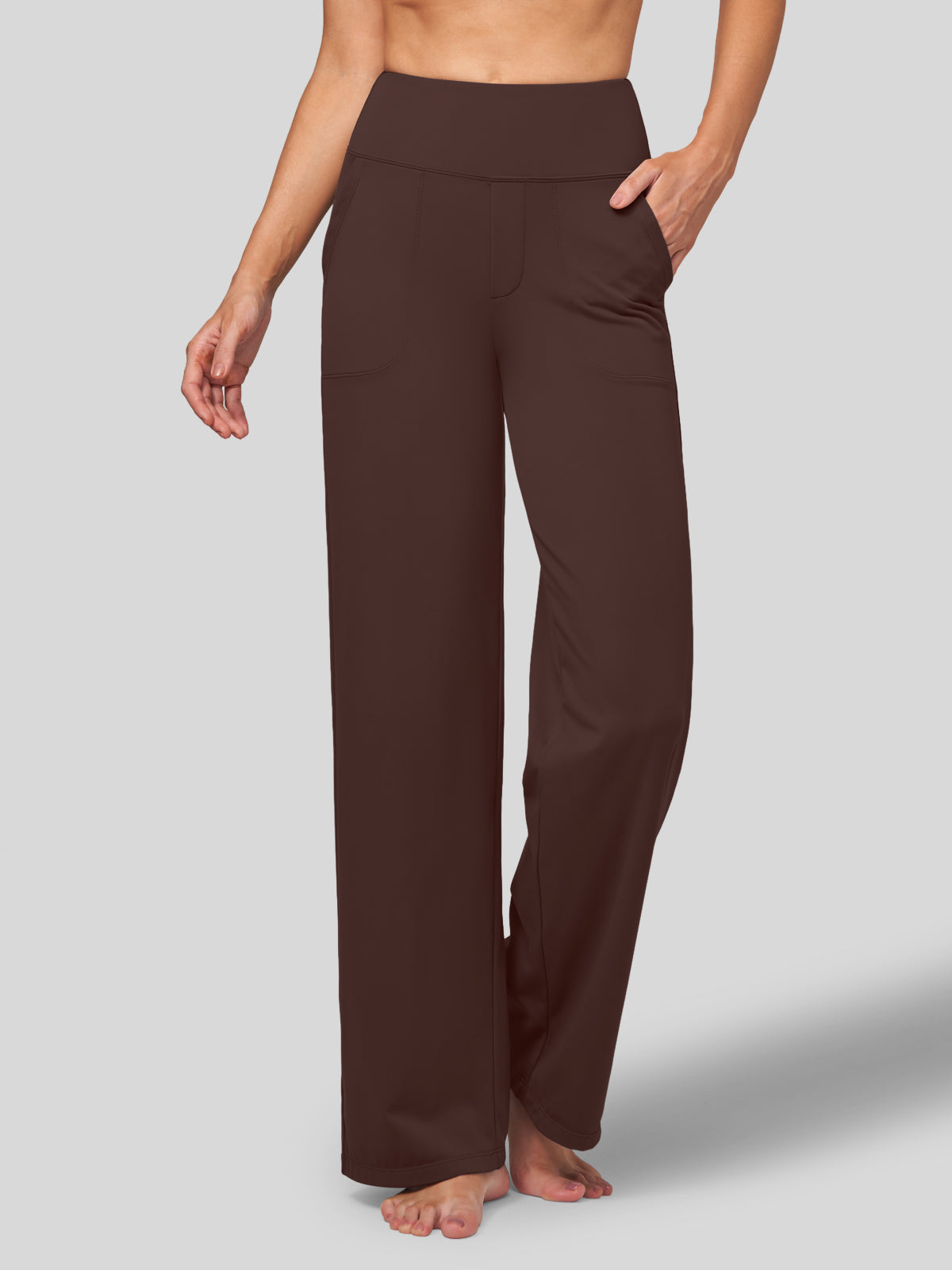 Women's High Rise Yoga Dress Pants 28 Inch