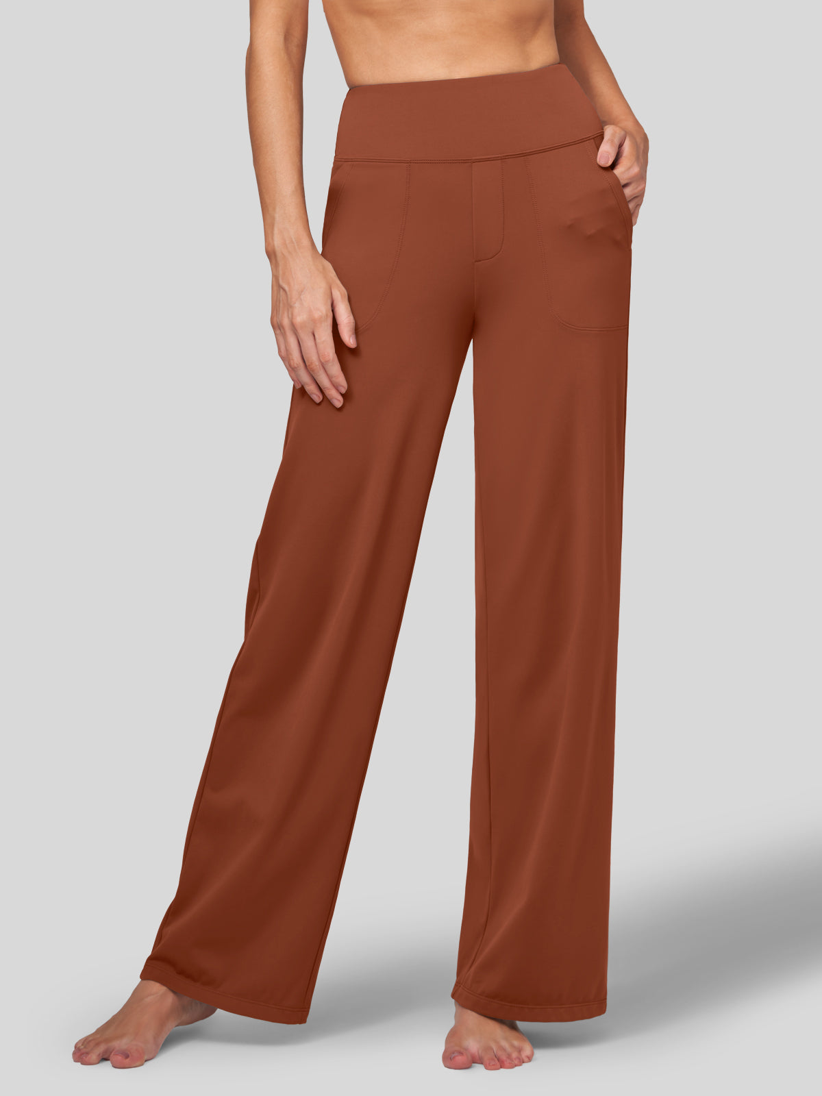 Women's High Rise Yoga Dress Pants 32 Inch