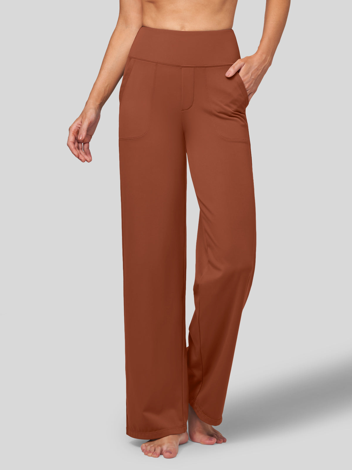 Women's High Rise Yoga Dress Pants 30 Inch