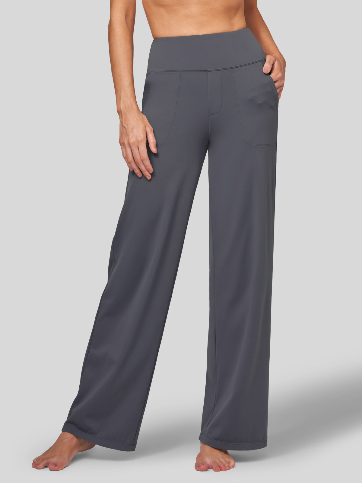 Women's High Rise Yoga Dress Pants 32 Inch