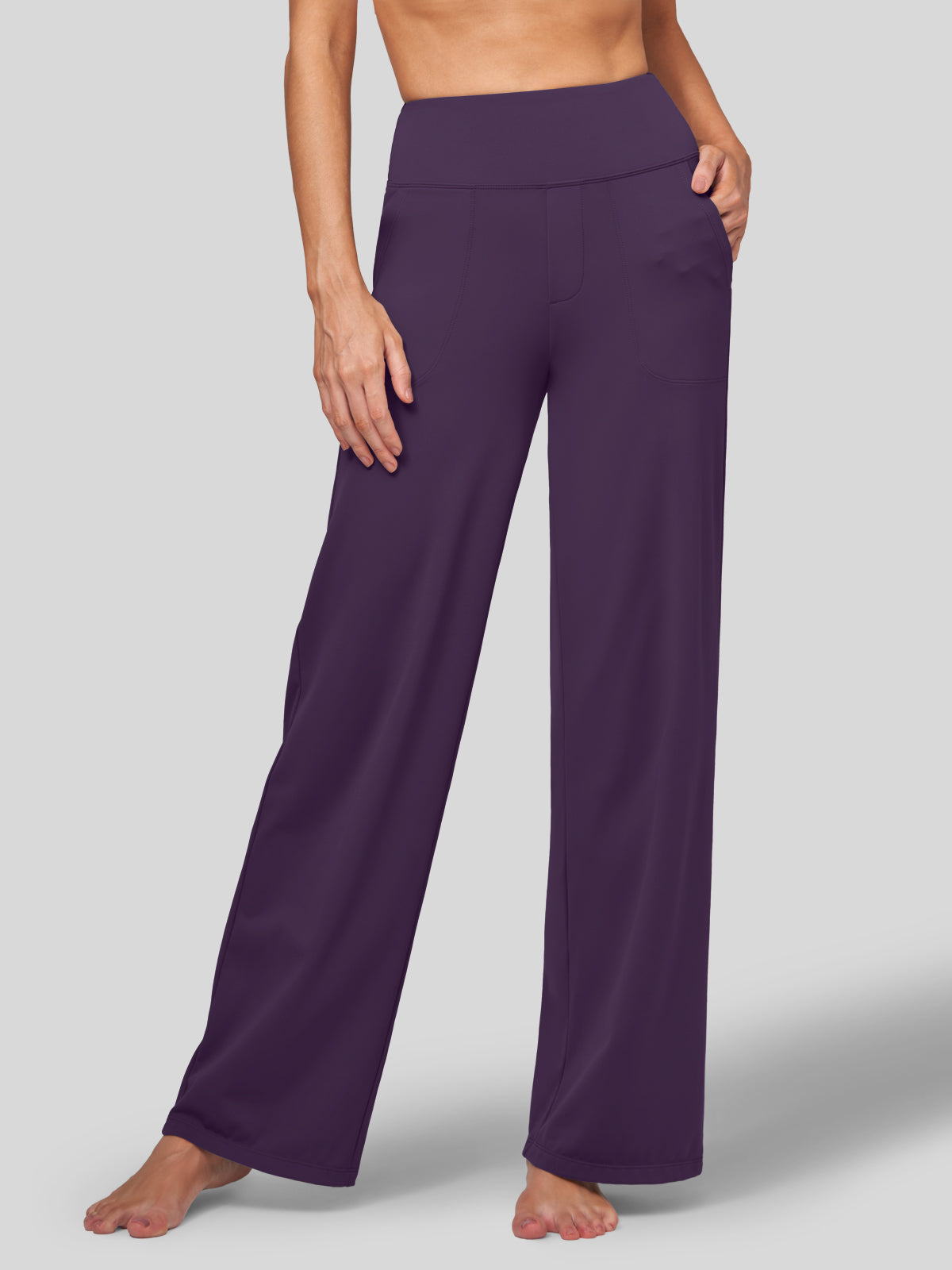Women's High Rise Yoga Dress Pants 28 Inch