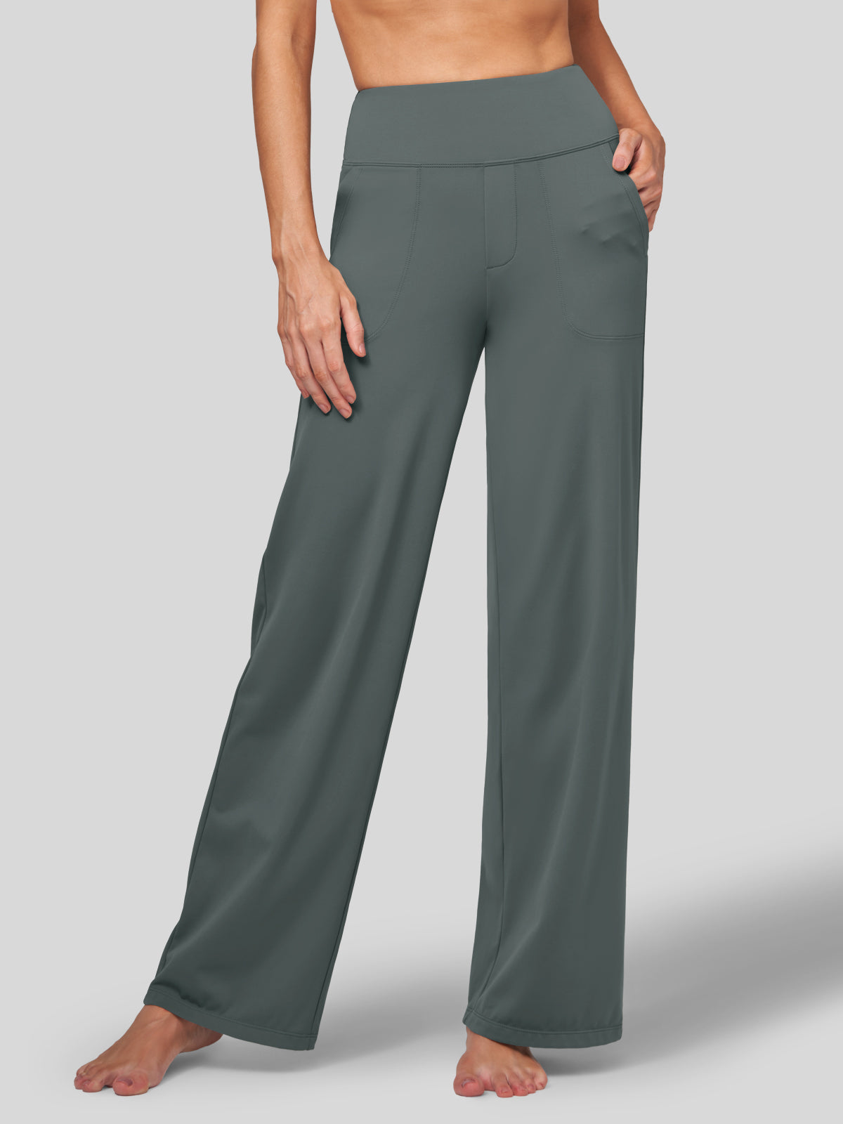 Women's High Rise Yoga Dress Pants 32 Inch