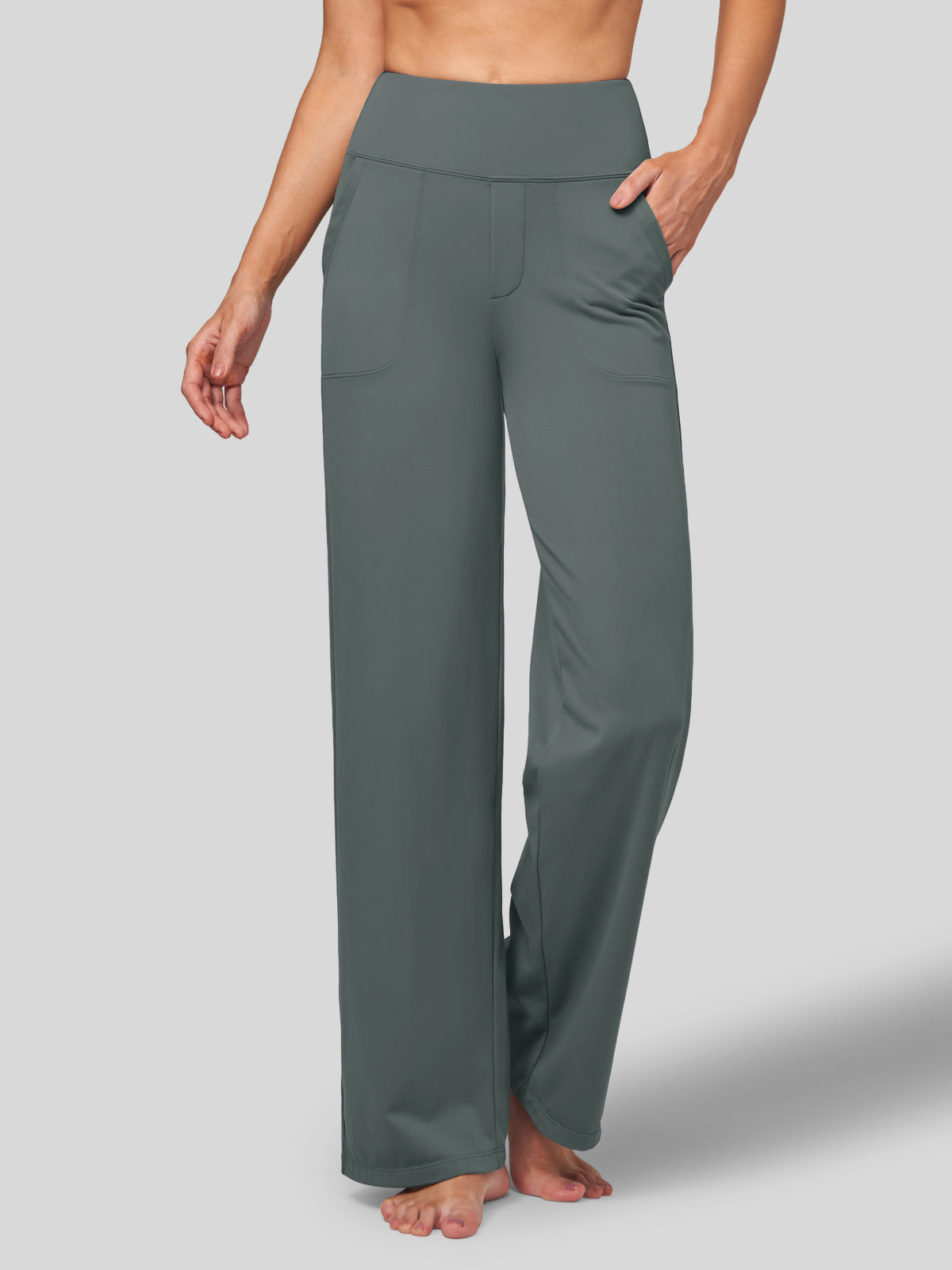Women's High Rise Yoga Dress Pants 30 Inch