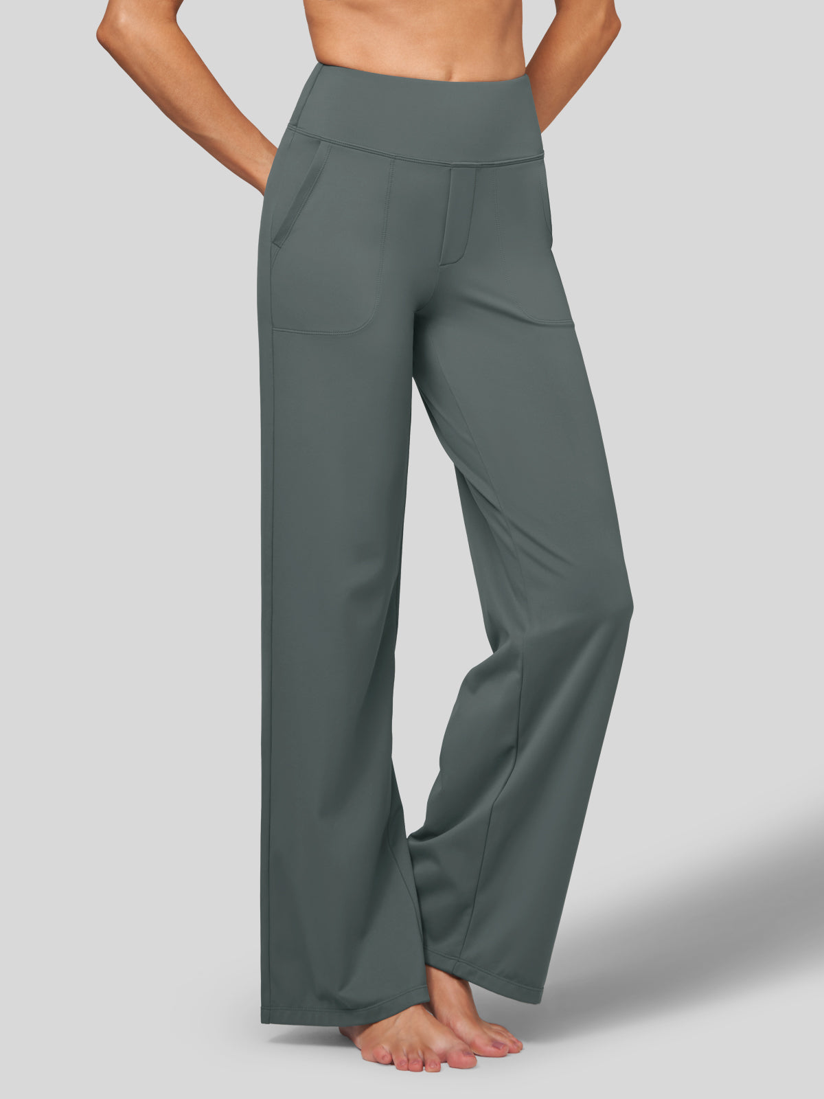 Women's High Rise Yoga Dress Pants 30 Inch
