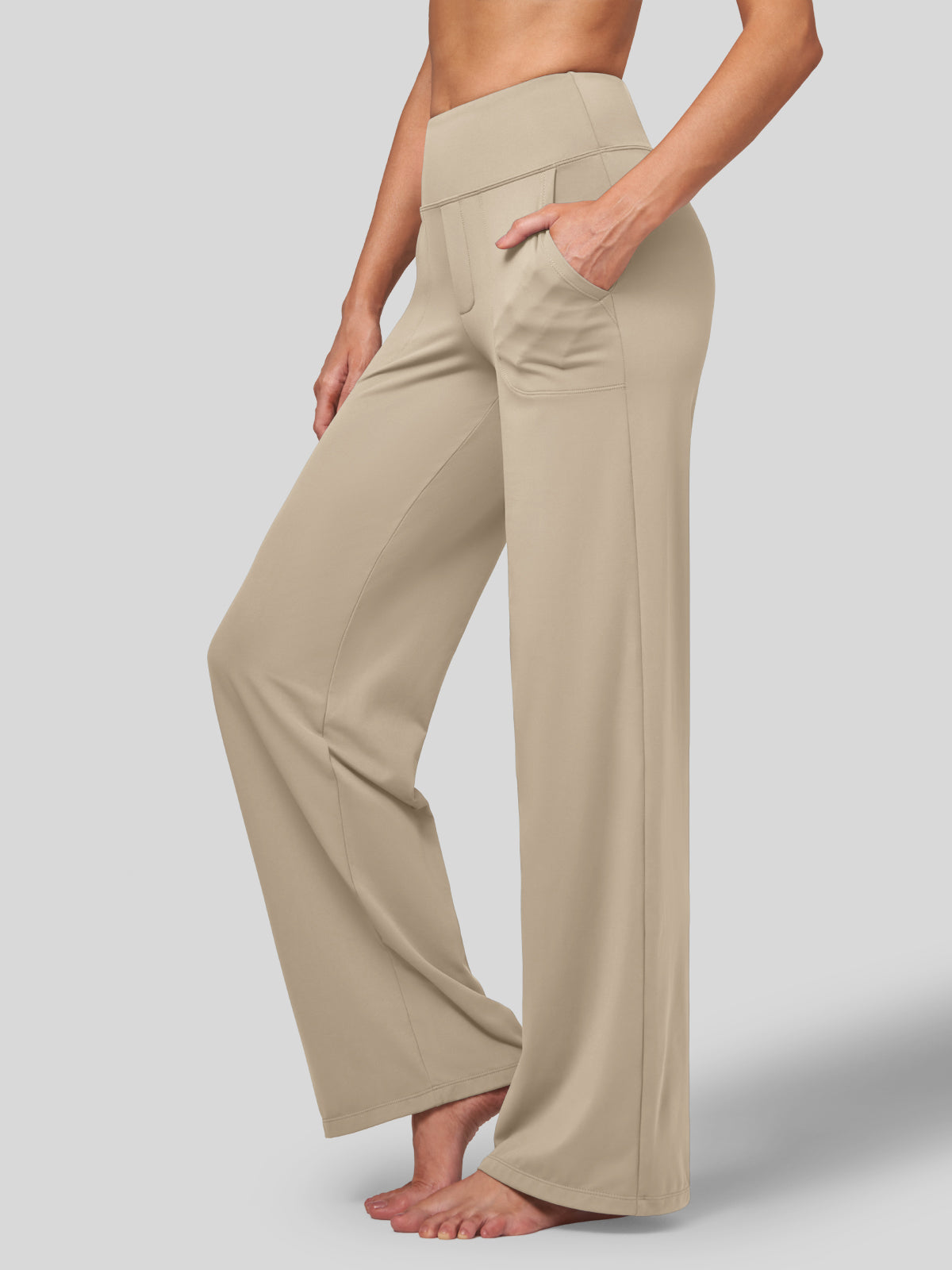 Women's High Rise Yoga Dress Pants 30 Inch