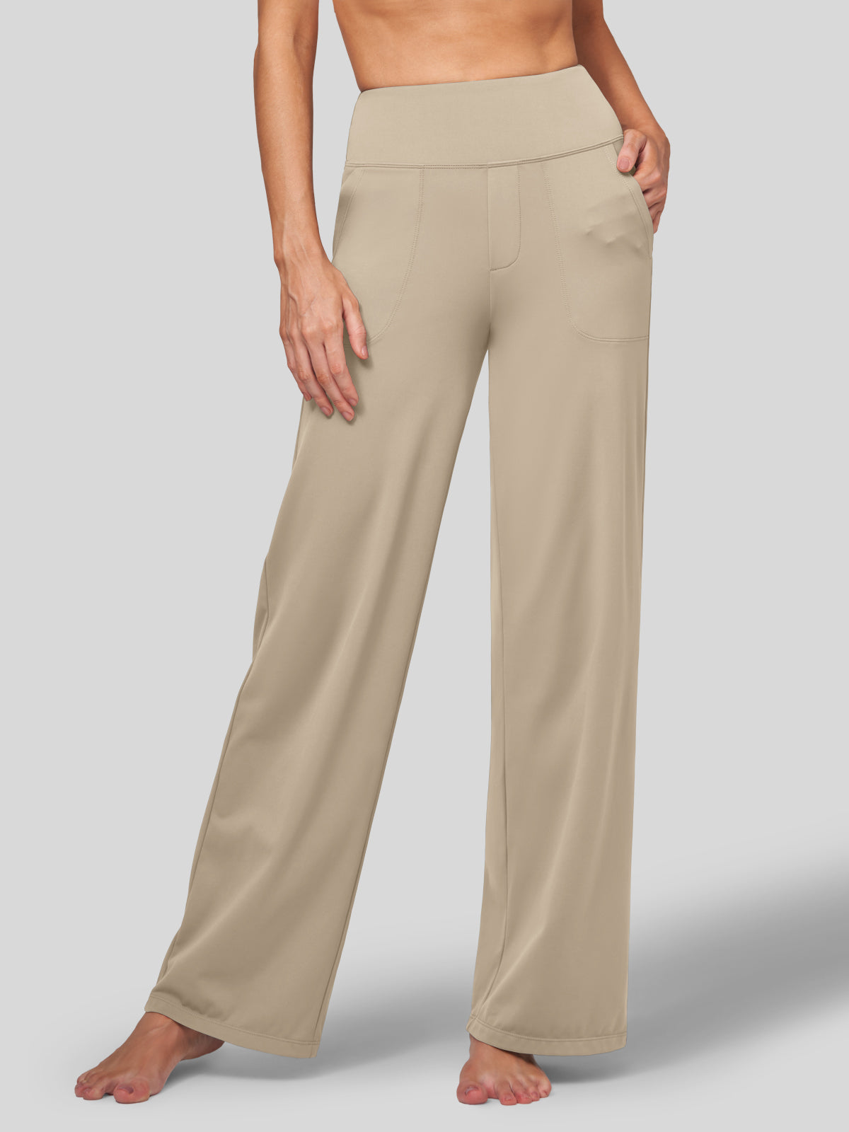 Women's High Rise Yoga Dress Pants 30 Inch