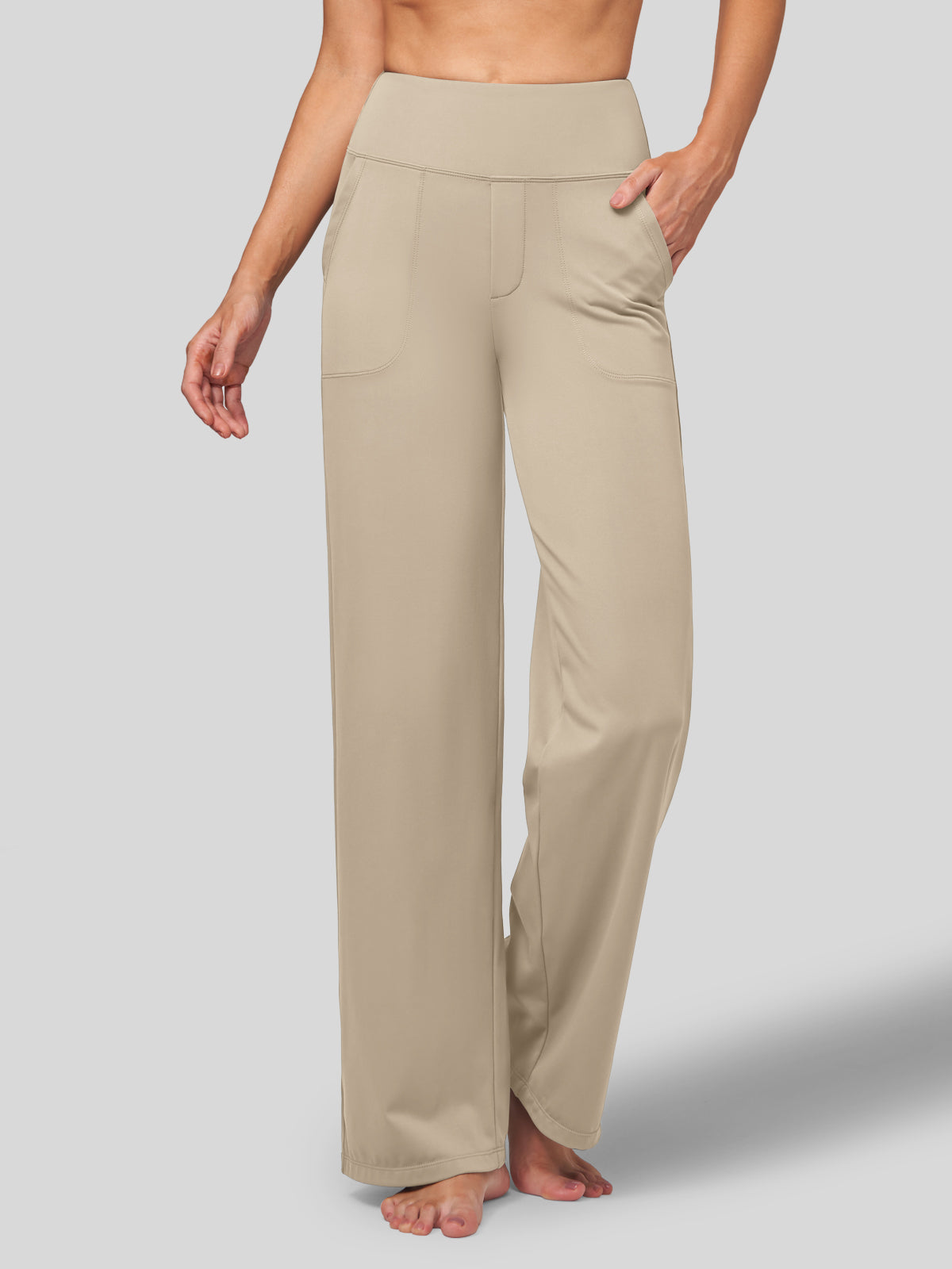 Women's High Rise Yoga Dress Pants 28 Inch