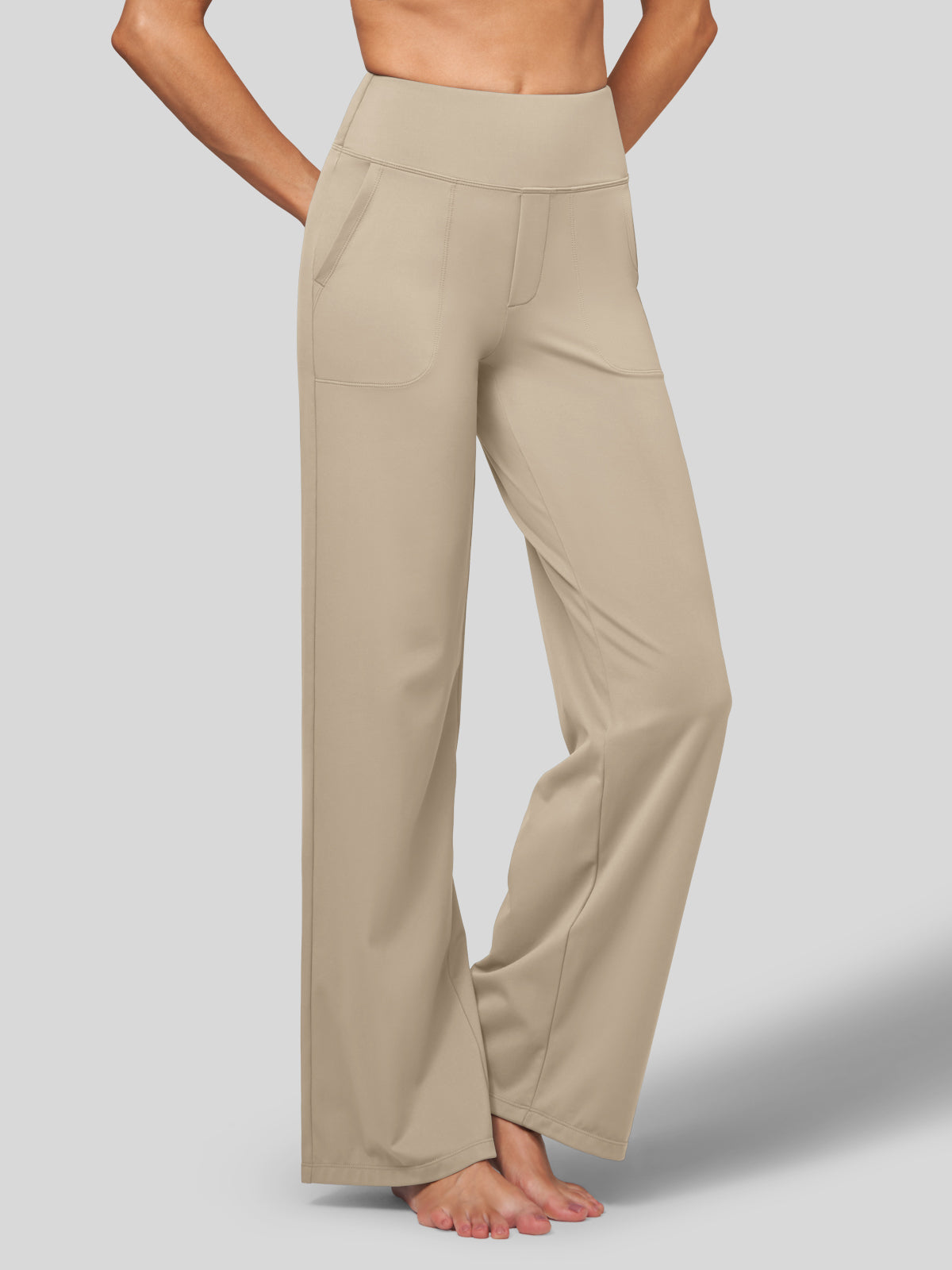 Women's High Rise Yoga Dress Pants 28 Inch