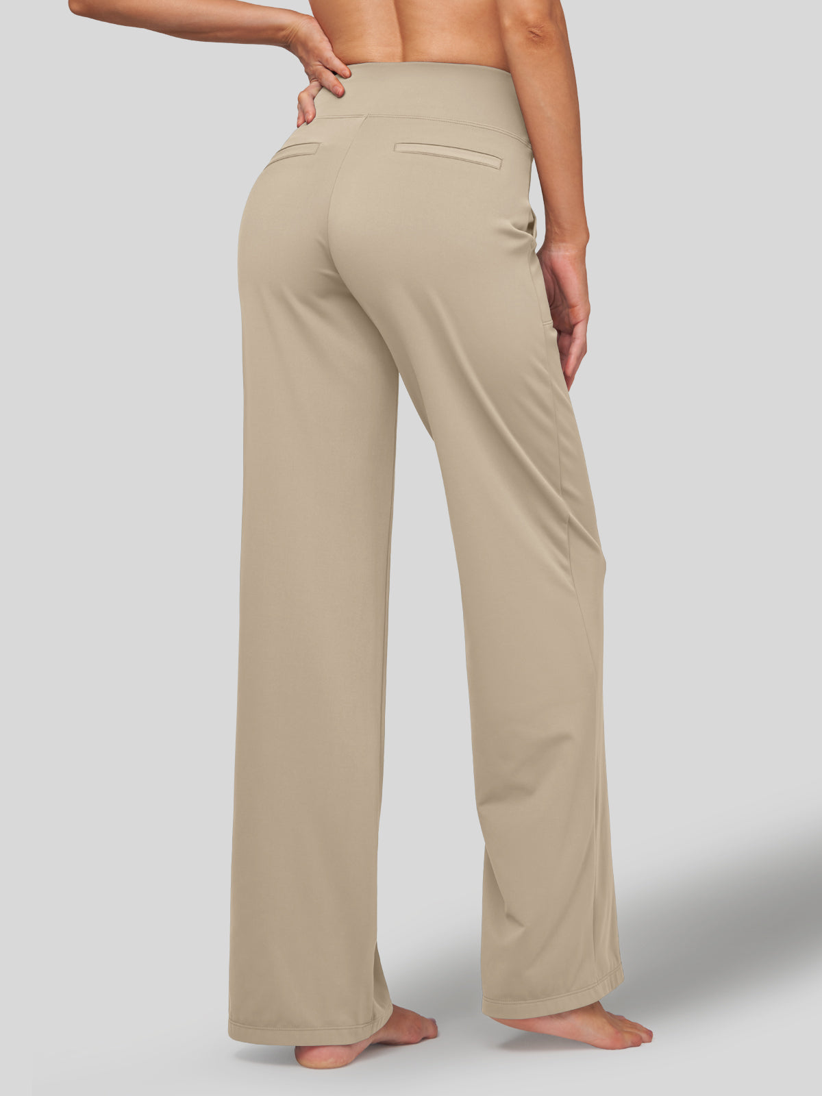 Women's High Rise Yoga Dress Pants 28 Inch