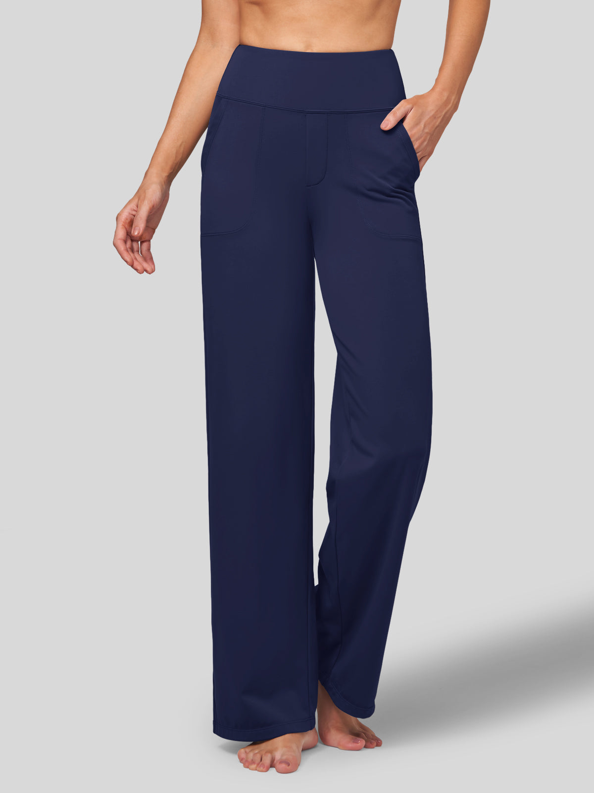 Women's High Rise Yoga Dress Pants 28 Inch