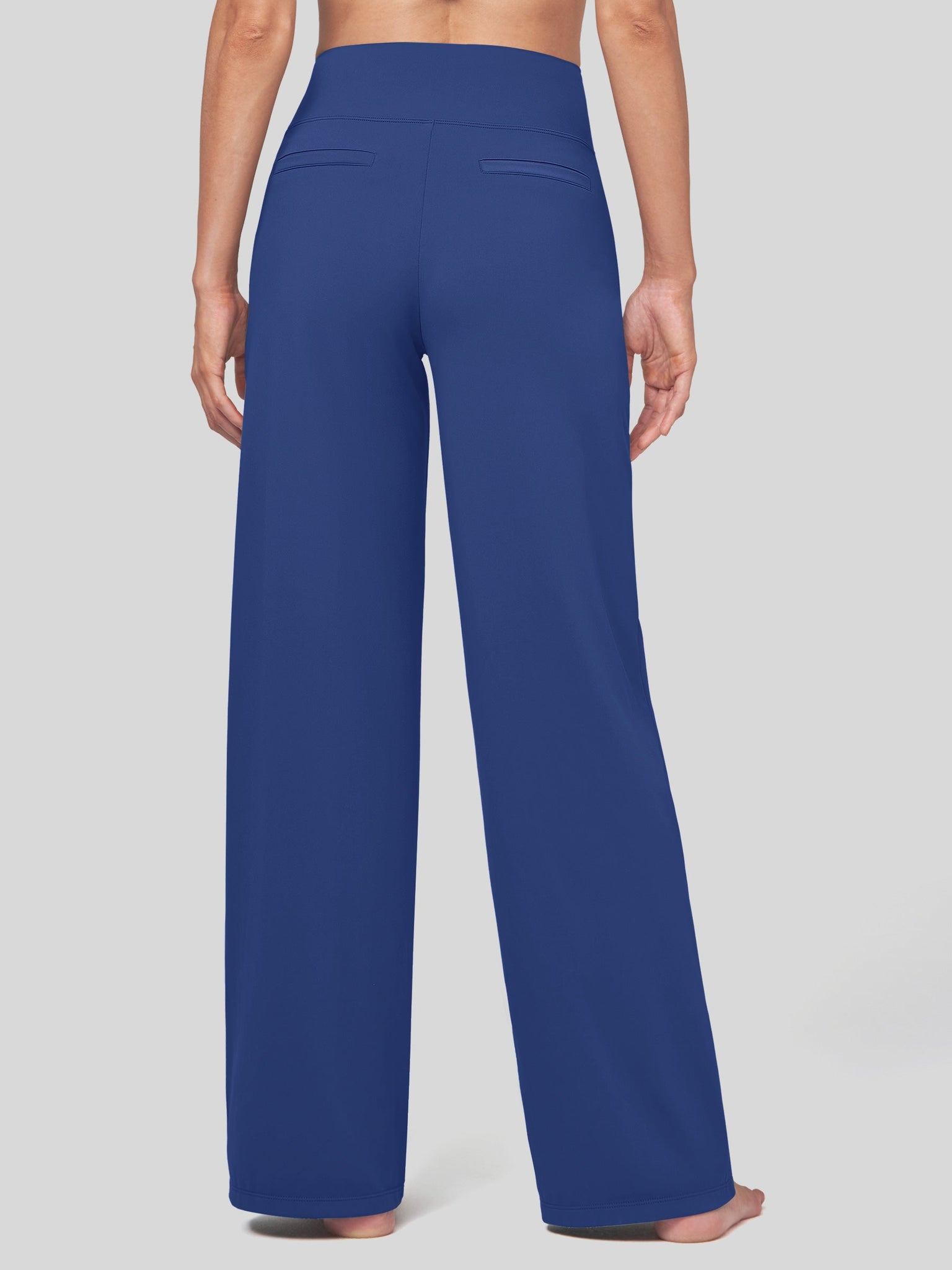 Willit Women's High Rise Yoga Dress Pants 30 Inch in blue