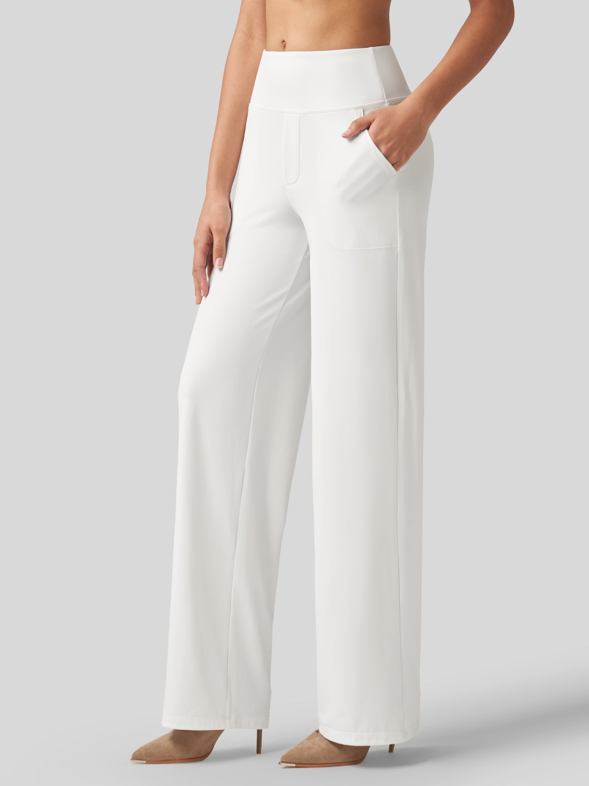 Women's High Rise Yoga Dress Pants 30 Inch