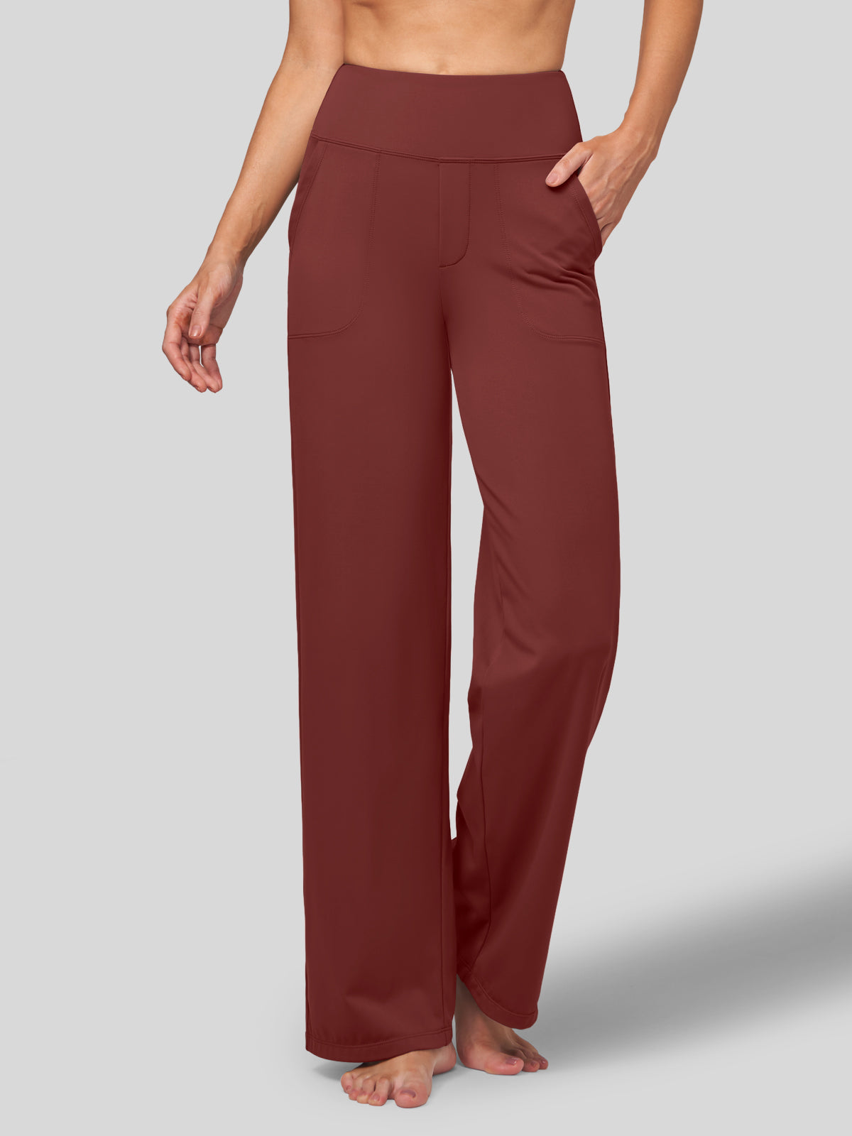 Women's High Rise Yoga Dress Pants 30 Inch