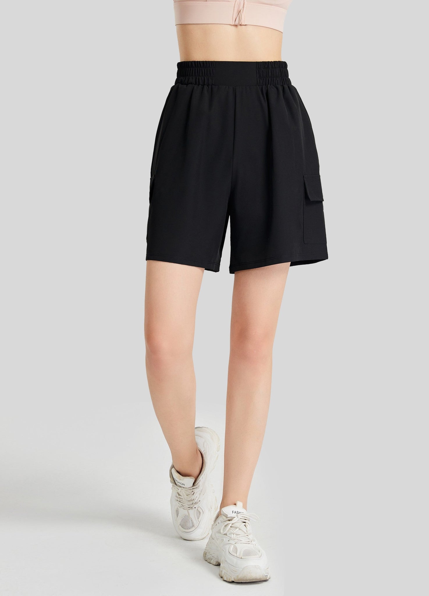 Women's Knee Length Cargo Shorts