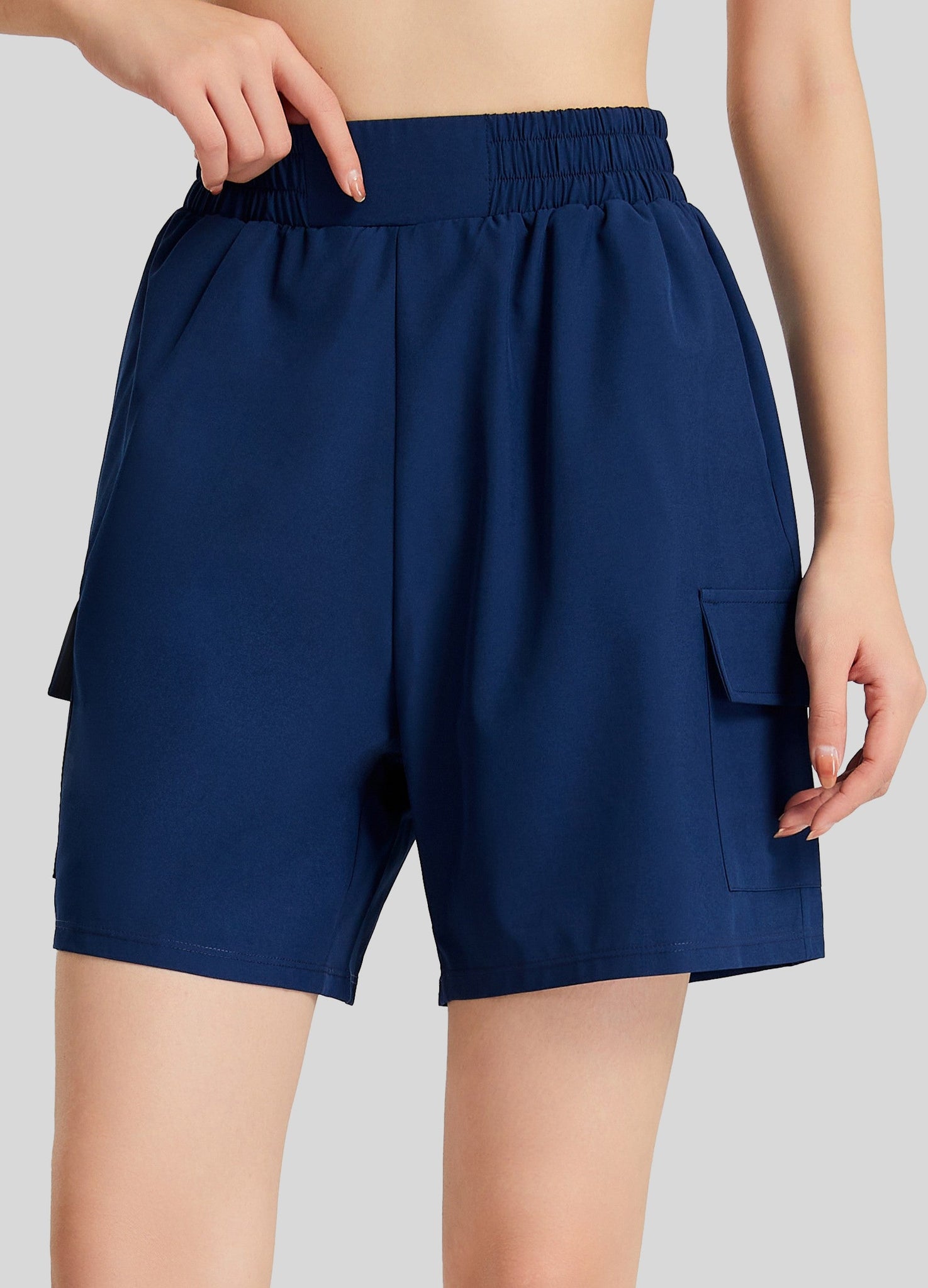 Women's Knee Length Cargo Shorts