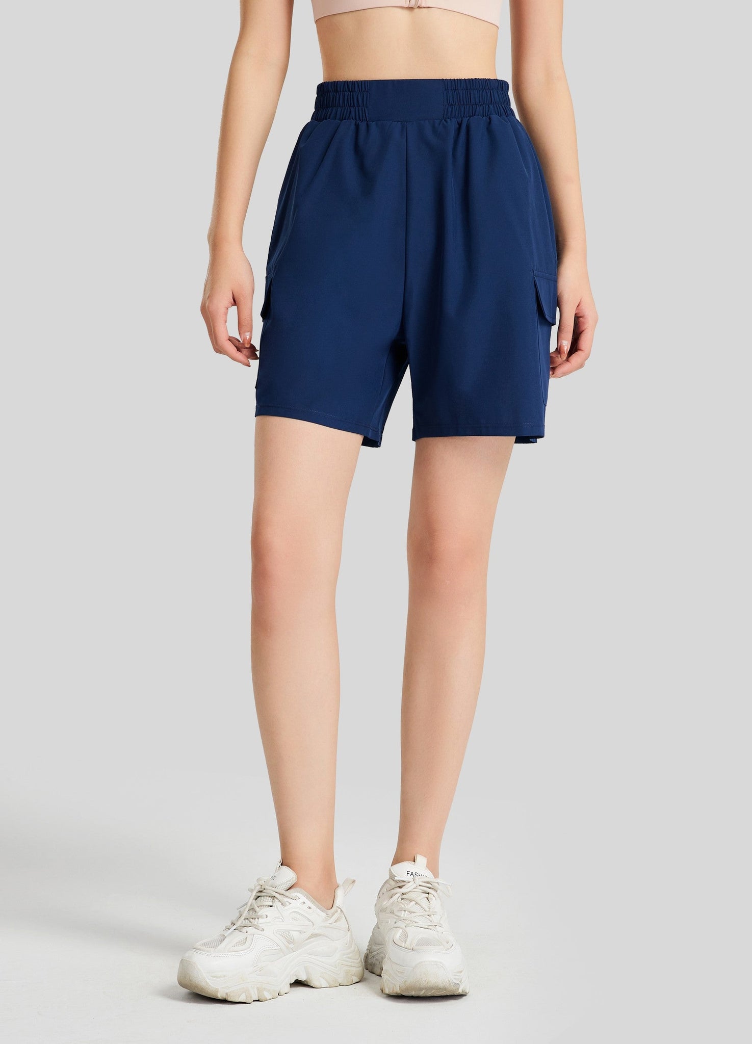 Women's Knee Length Cargo Shorts