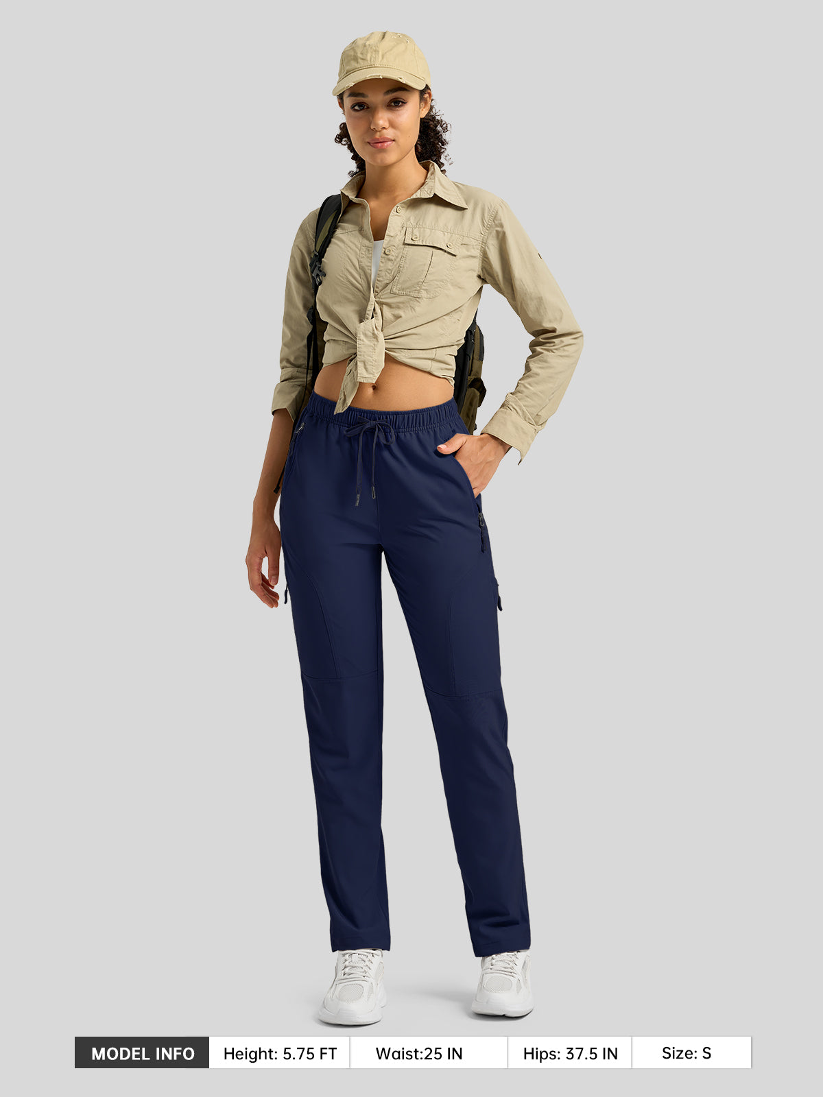 Women's Lightweight Cargo Pants-Regular