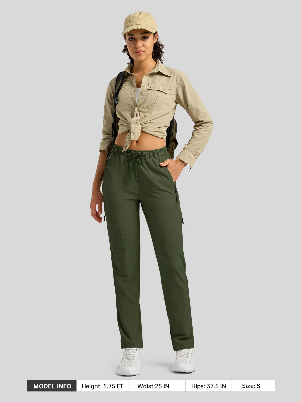Women's Lightweight Cargo Pants-Regular