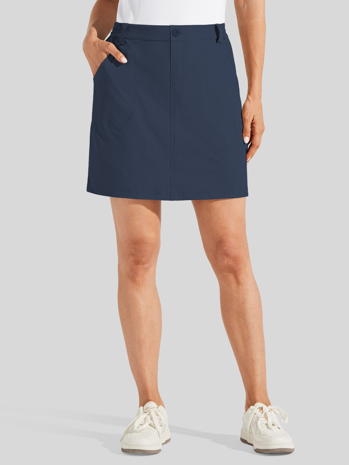 Willit Women's Lightweight Outdoor Skort_navy