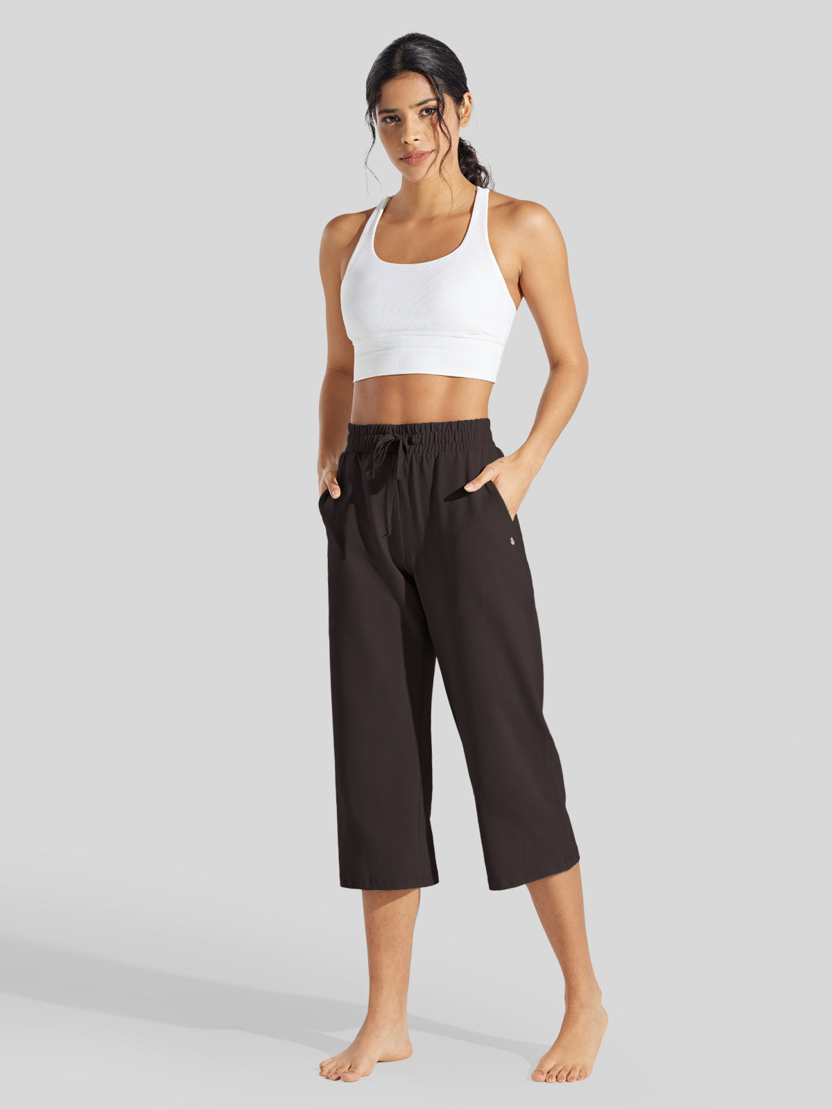Women's Loose Yoga Capri Pants