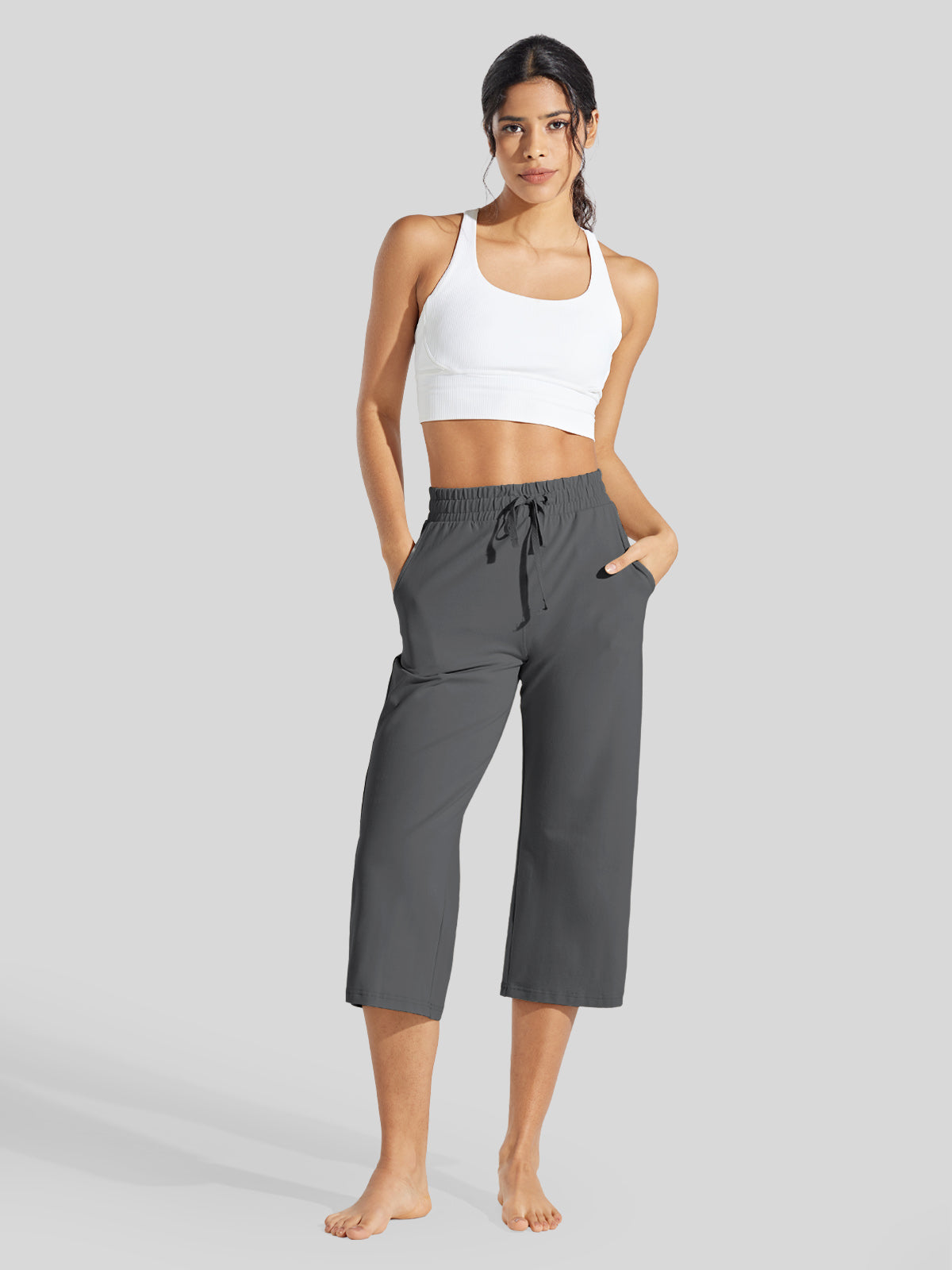 Women's Loose Yoga Capri Pants