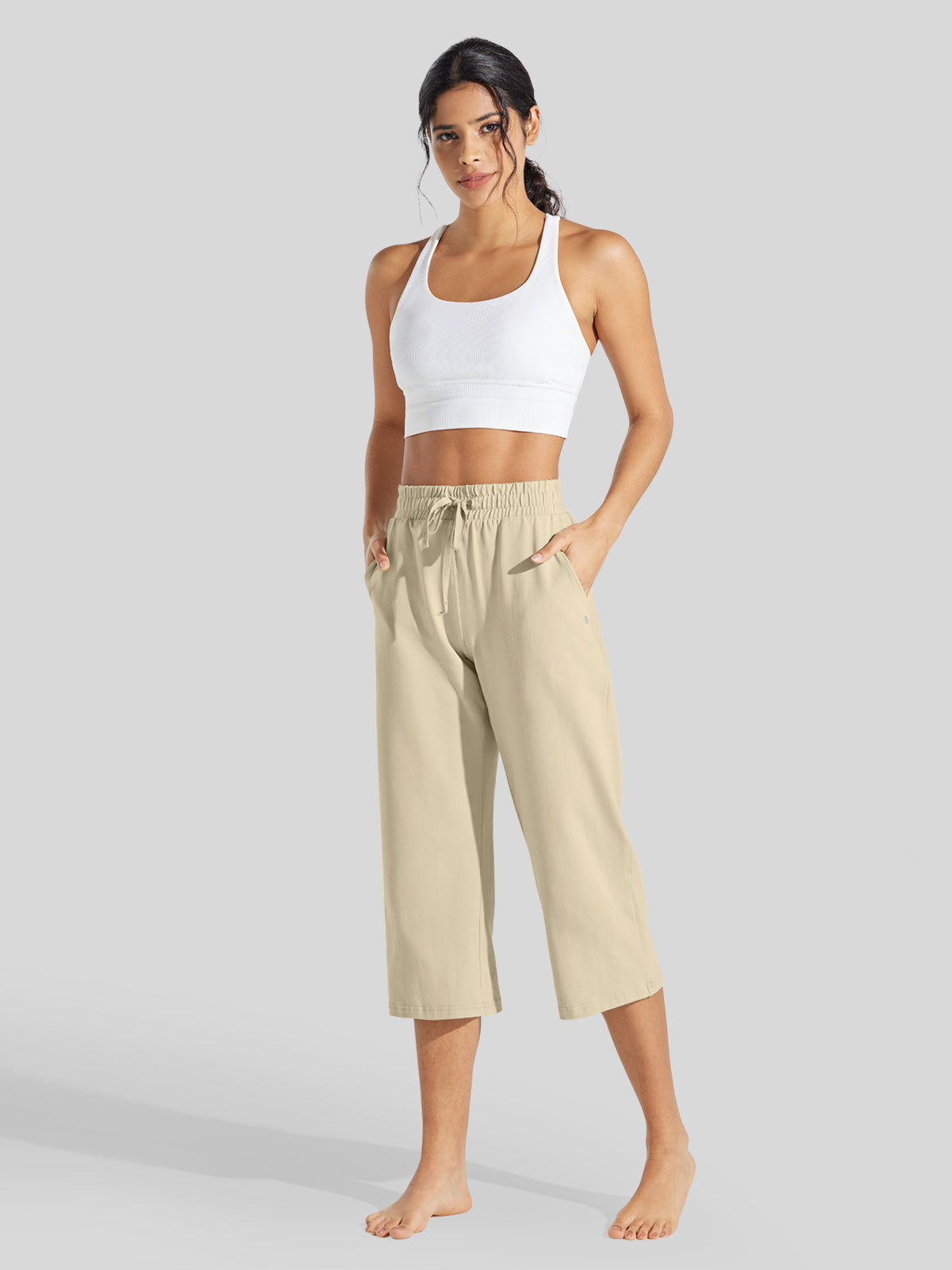 Women's Loose Yoga Capri Pants