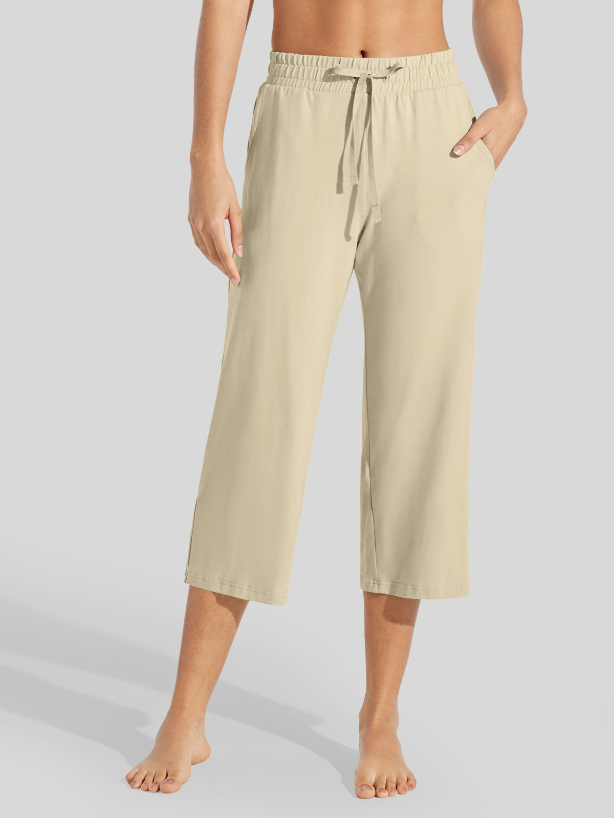Women's Loose Yoga Capri Pants