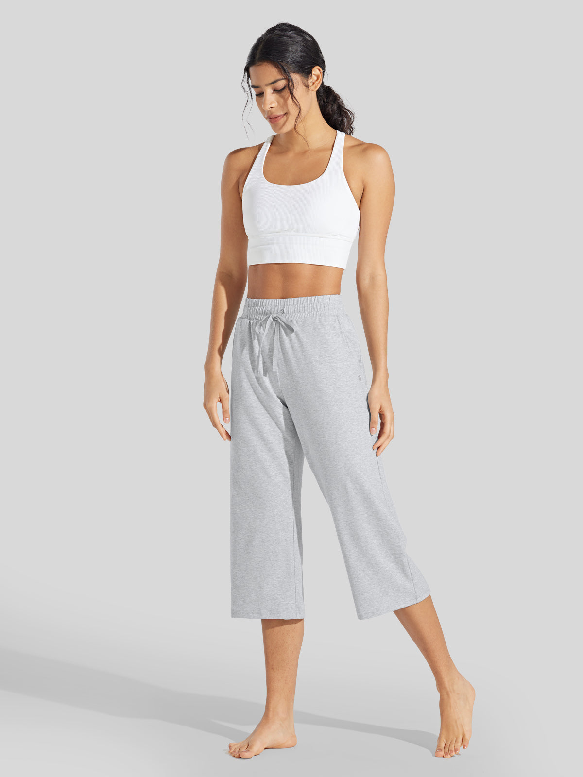 Women's Loose Yoga Capri Pants