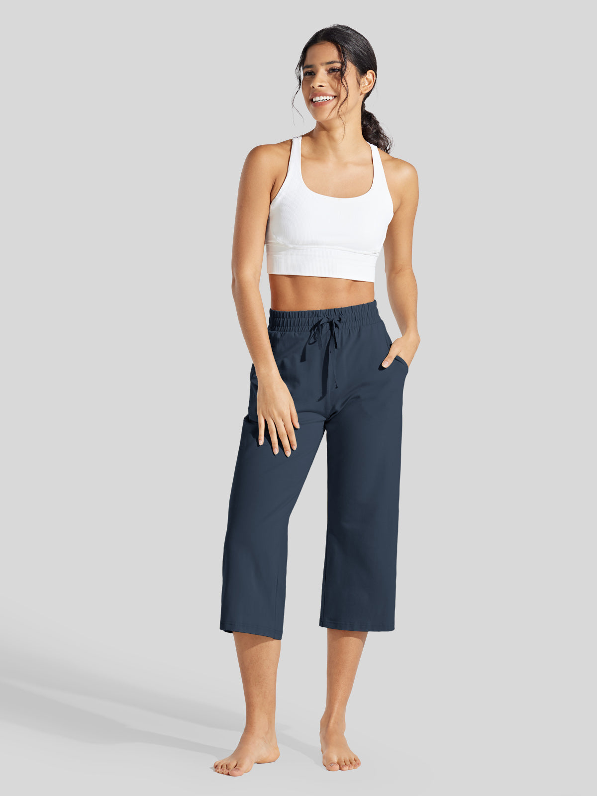 Women's Loose Yoga Capri Pants