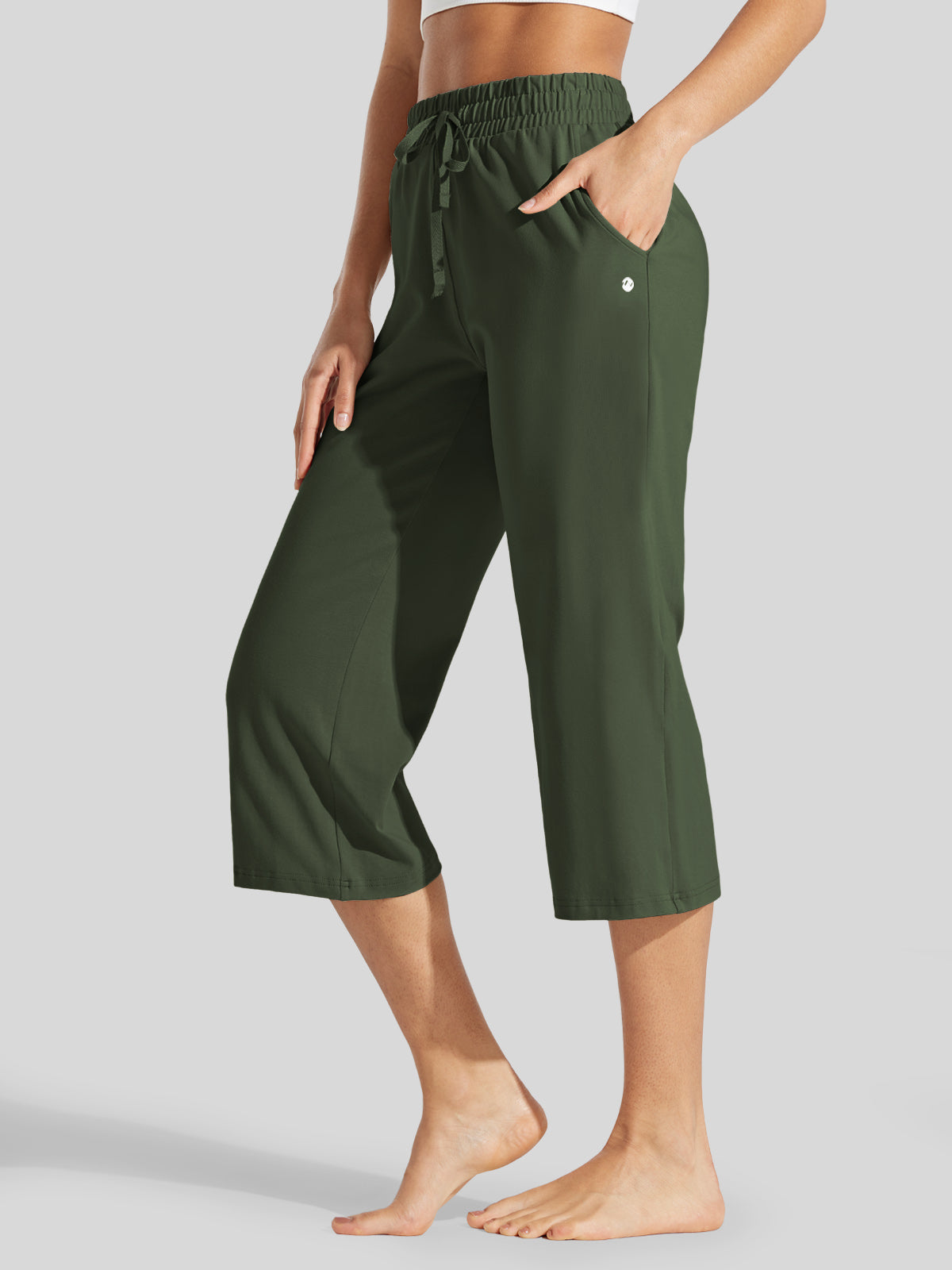 Women's Loose Yoga Capri Pants