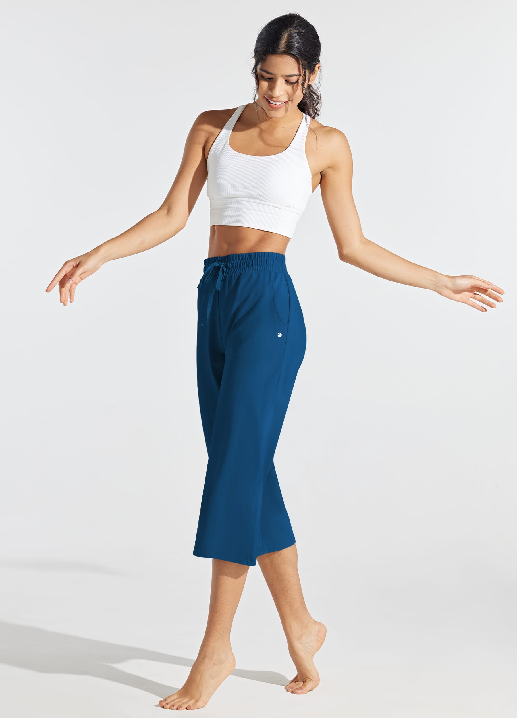 Women's Loose Yoga Capri Pants