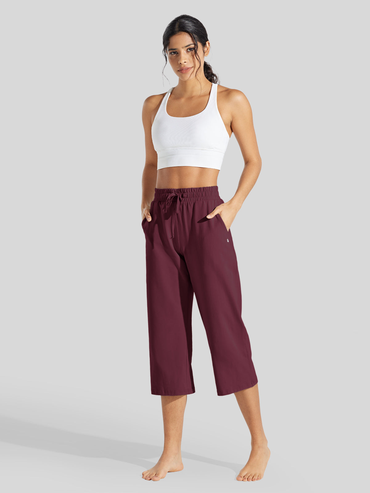 Women's Loose Yoga Capri Pants