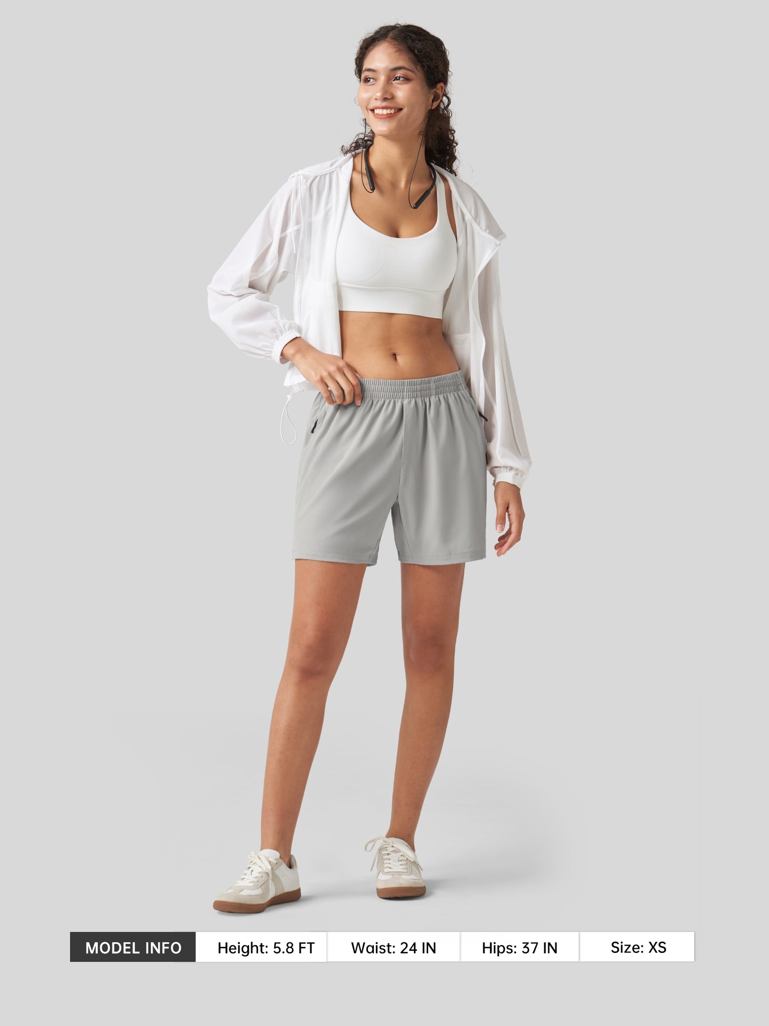 Women's Mid-Rise Running Shorts 5 Inch