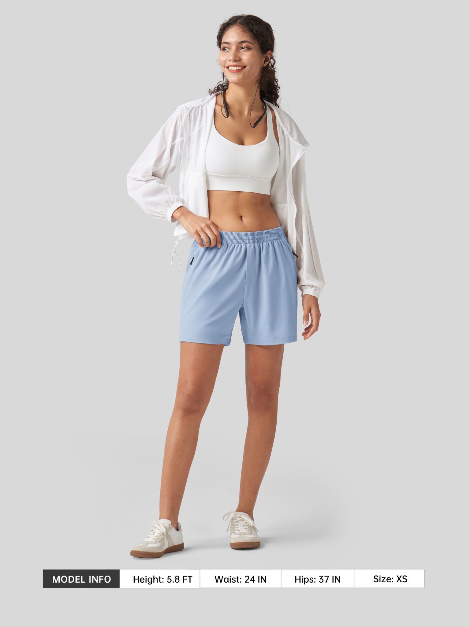Women's Mid-Rise Running Shorts 5 Inch