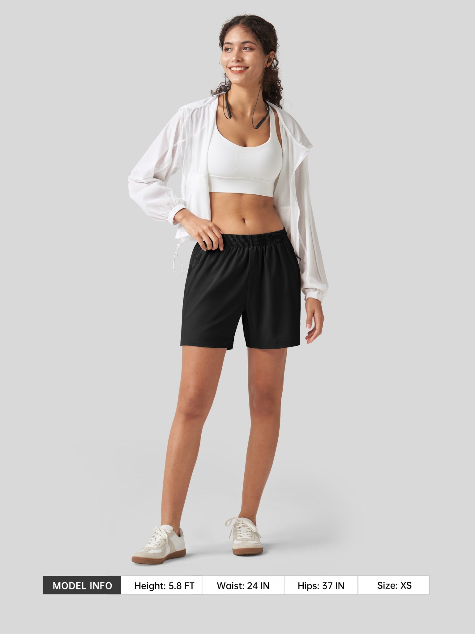 Women's Mid-Rise Running Shorts 5 Inch