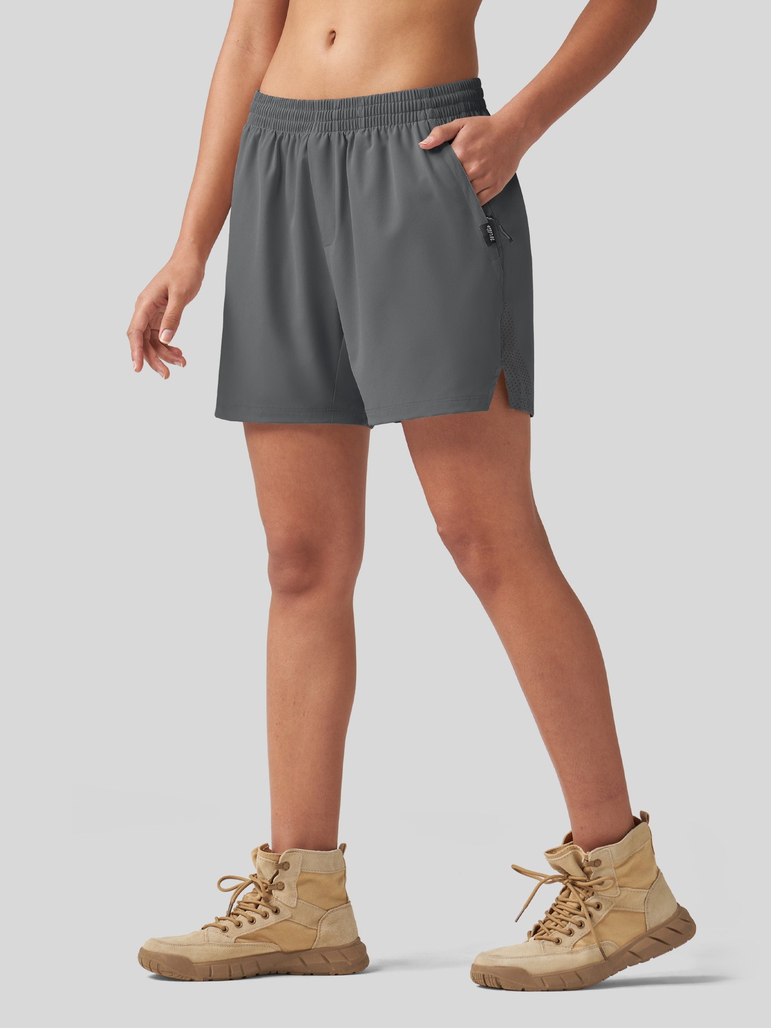 Women's Mid-Rise Running Shorts 5 Inch