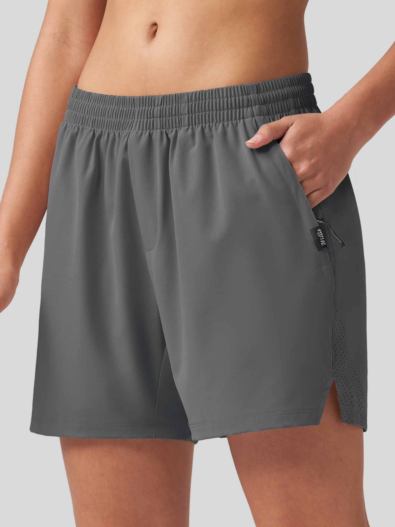 Women's Mid-Rise Running Shorts 5 Inch