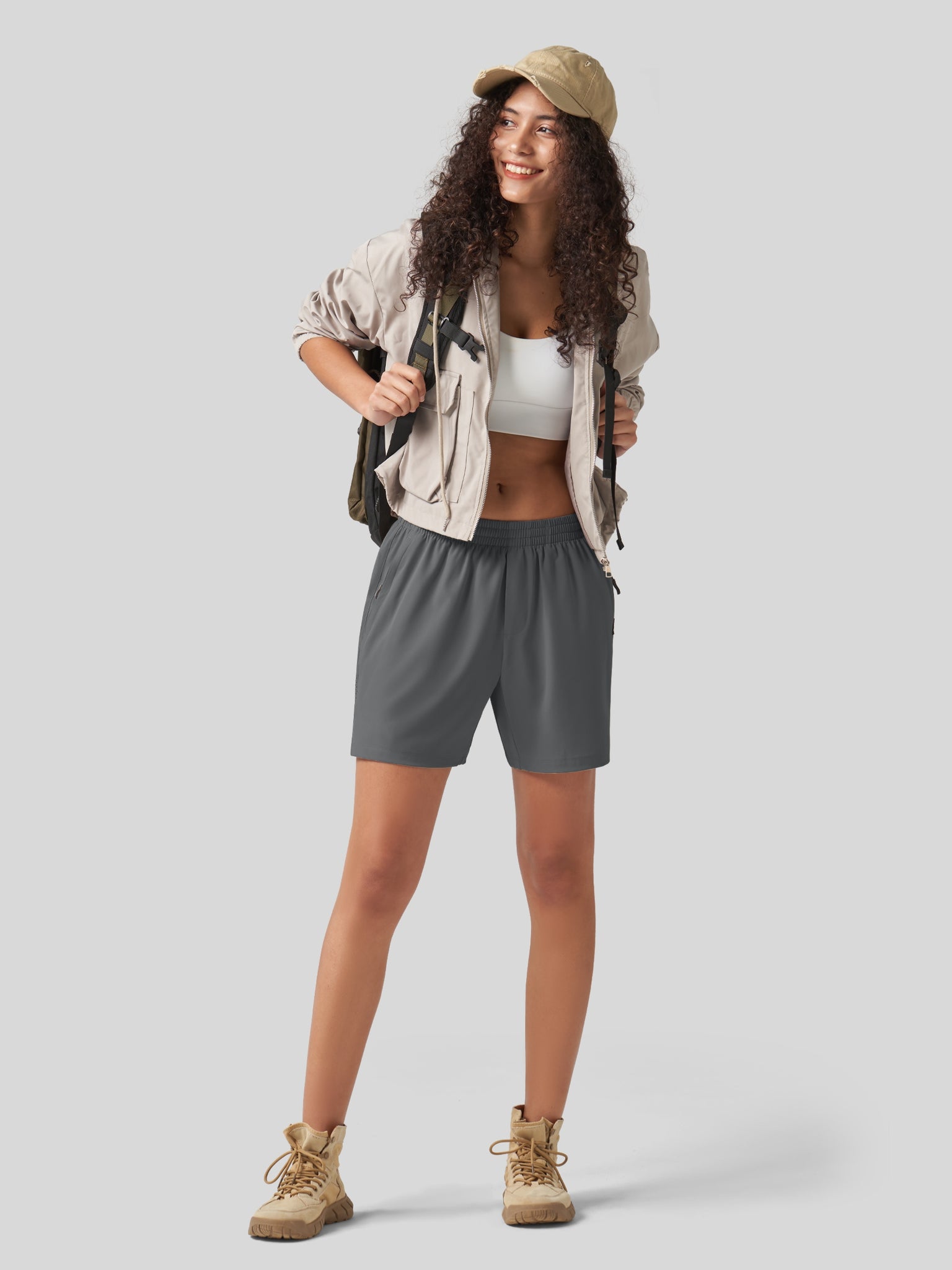 Women's Mid-Rise Running Shorts 5 Inch