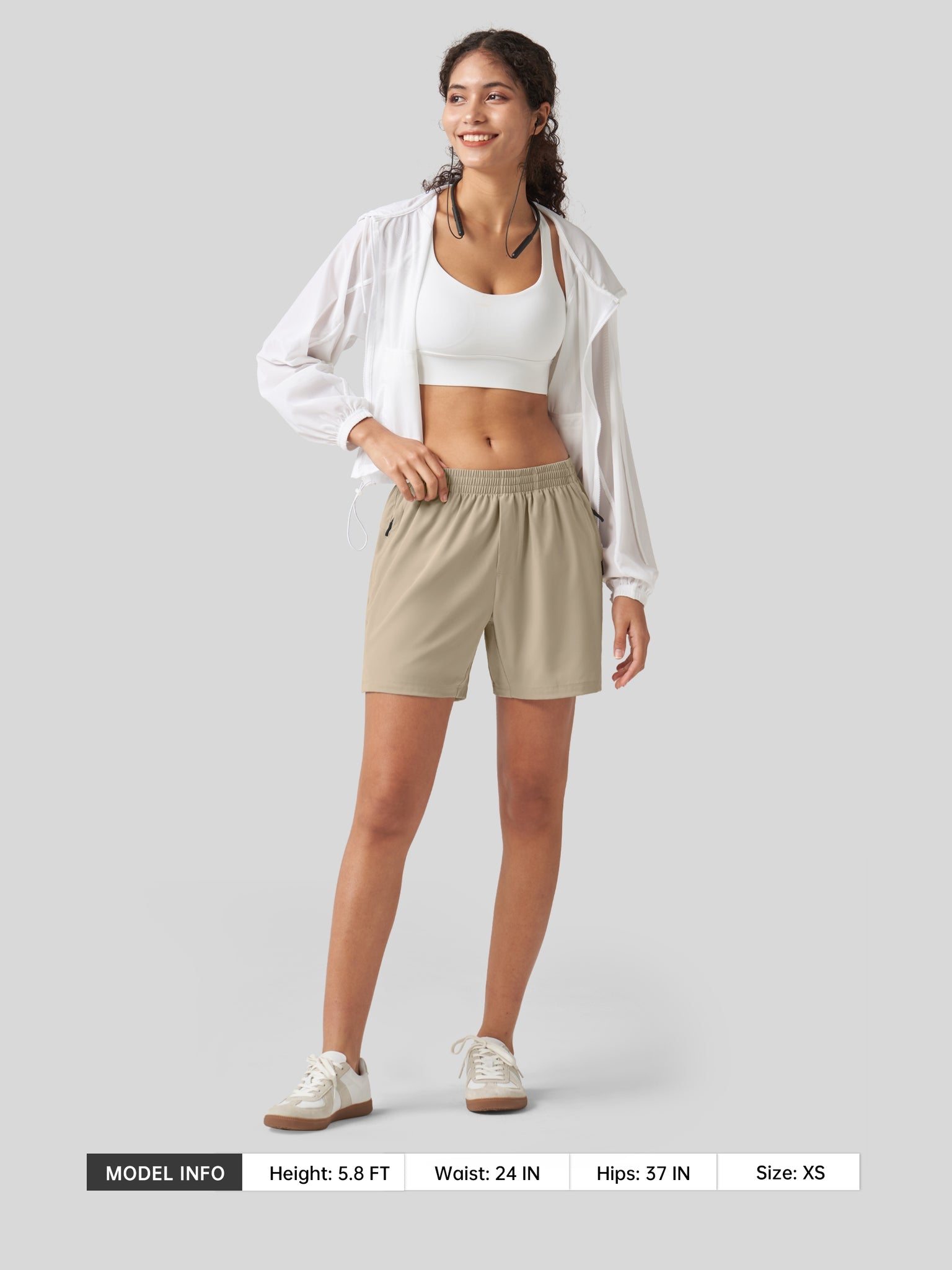 Women's Mid-Rise Running Shorts 5 Inch