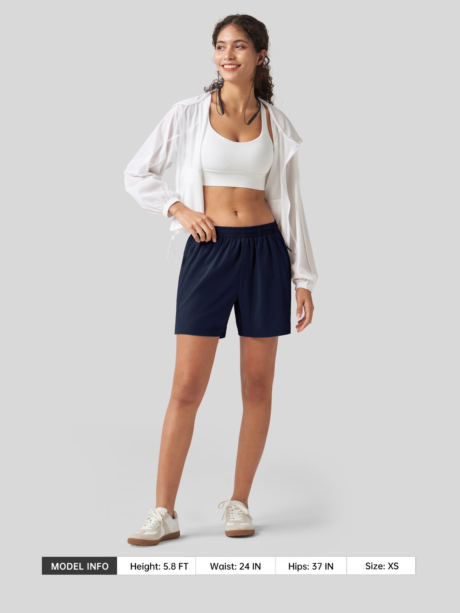 Women's Mid-Rise Running Shorts 5 Inch