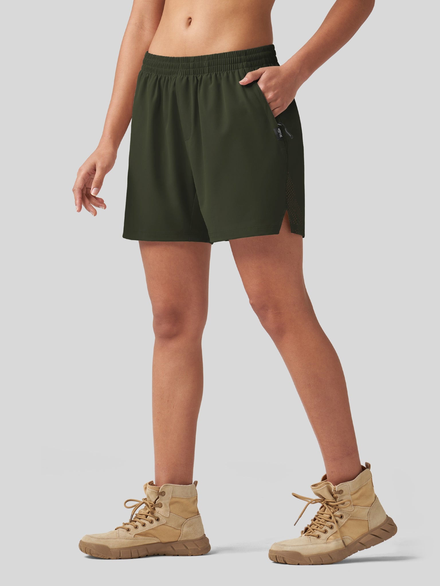 Women's Mid-Rise Running Shorts 5 Inch